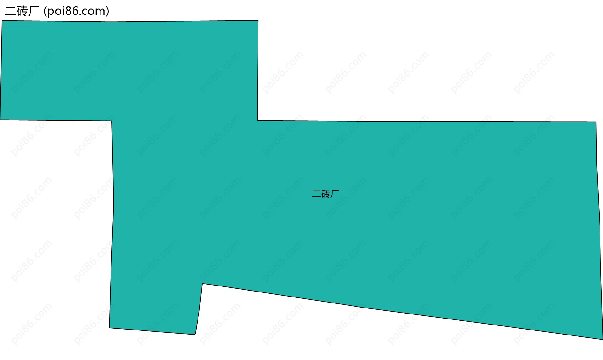 二砖厂边界地图