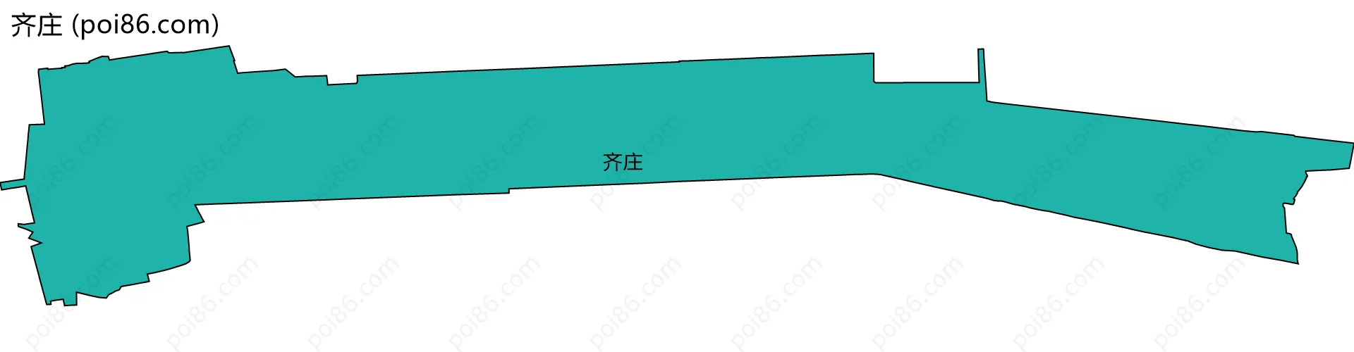 齐庄边界地图