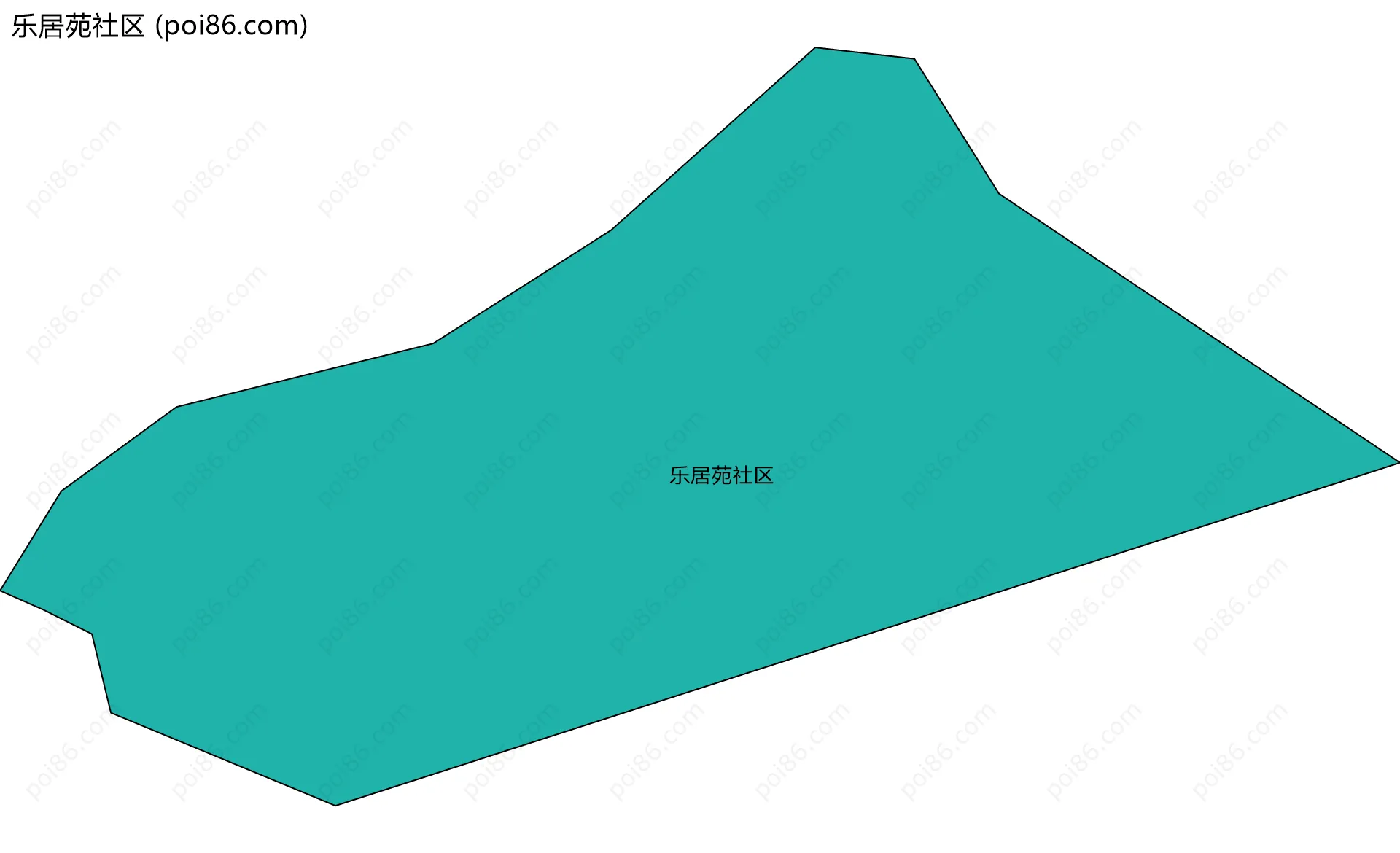 乐居苑社区边界地图