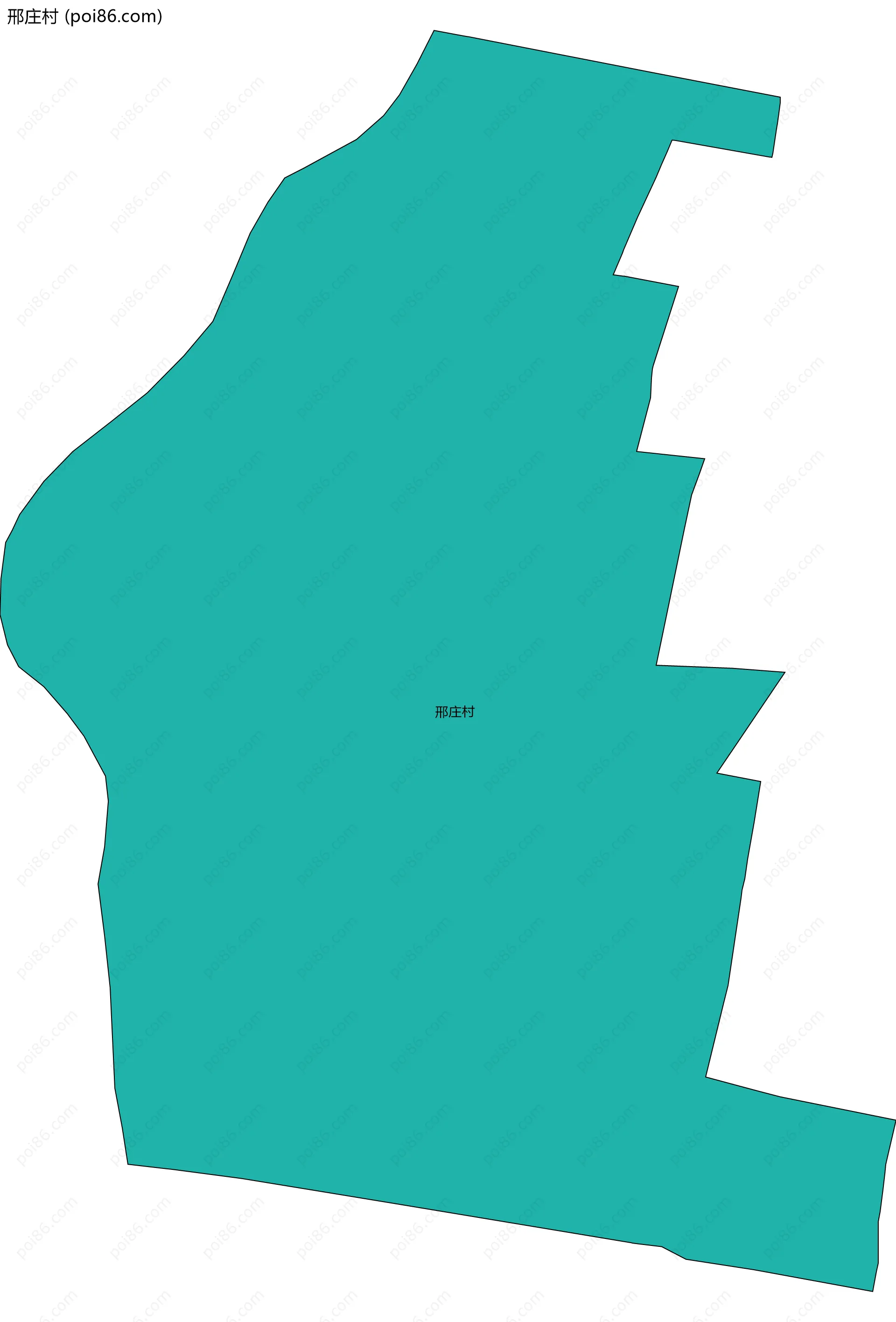 邢庄村边界地图