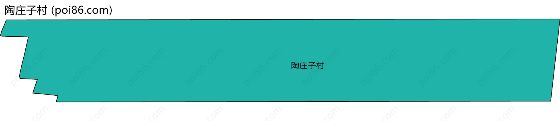 陶庄子村边界地图