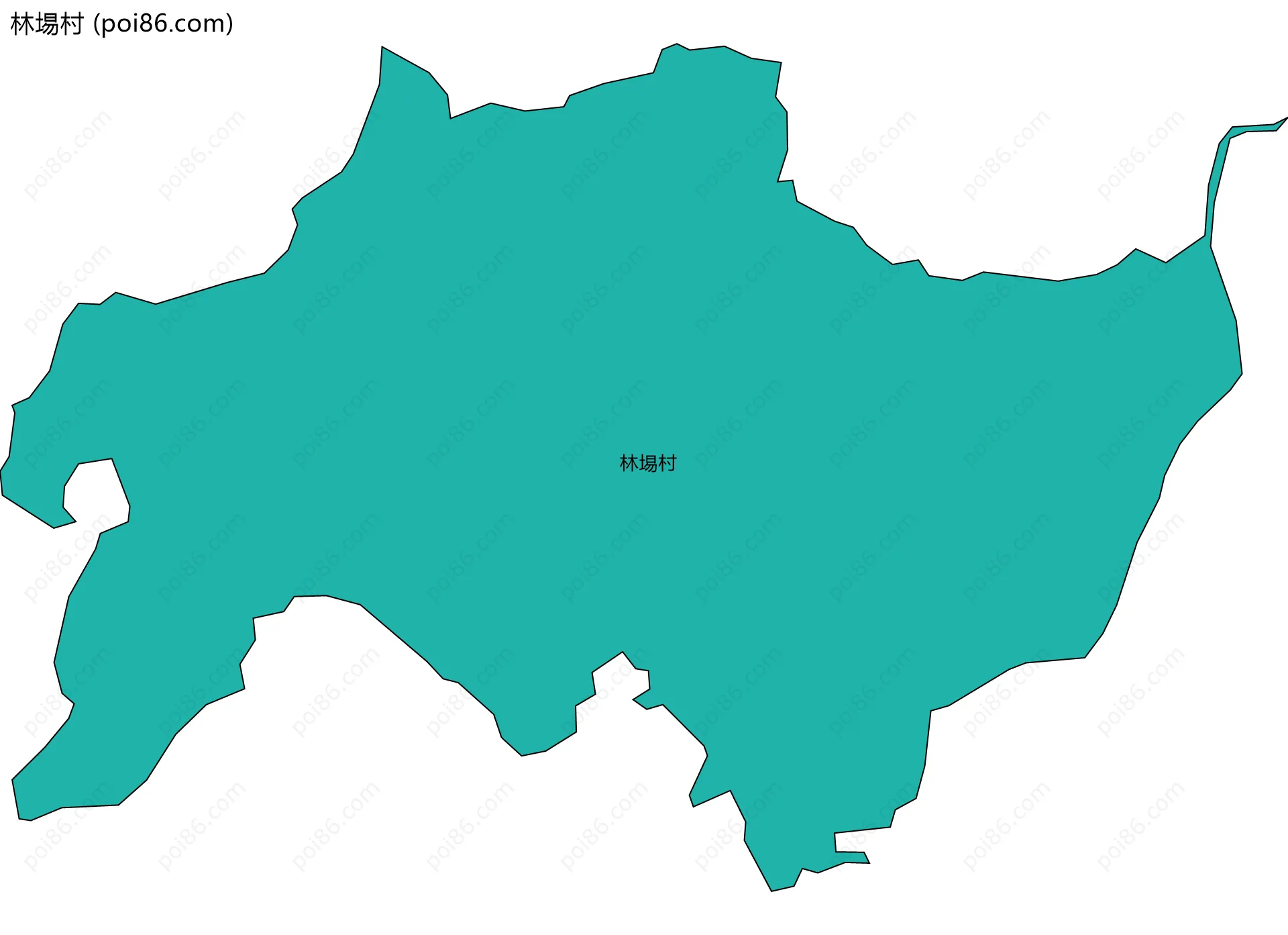 林埸村边界地图