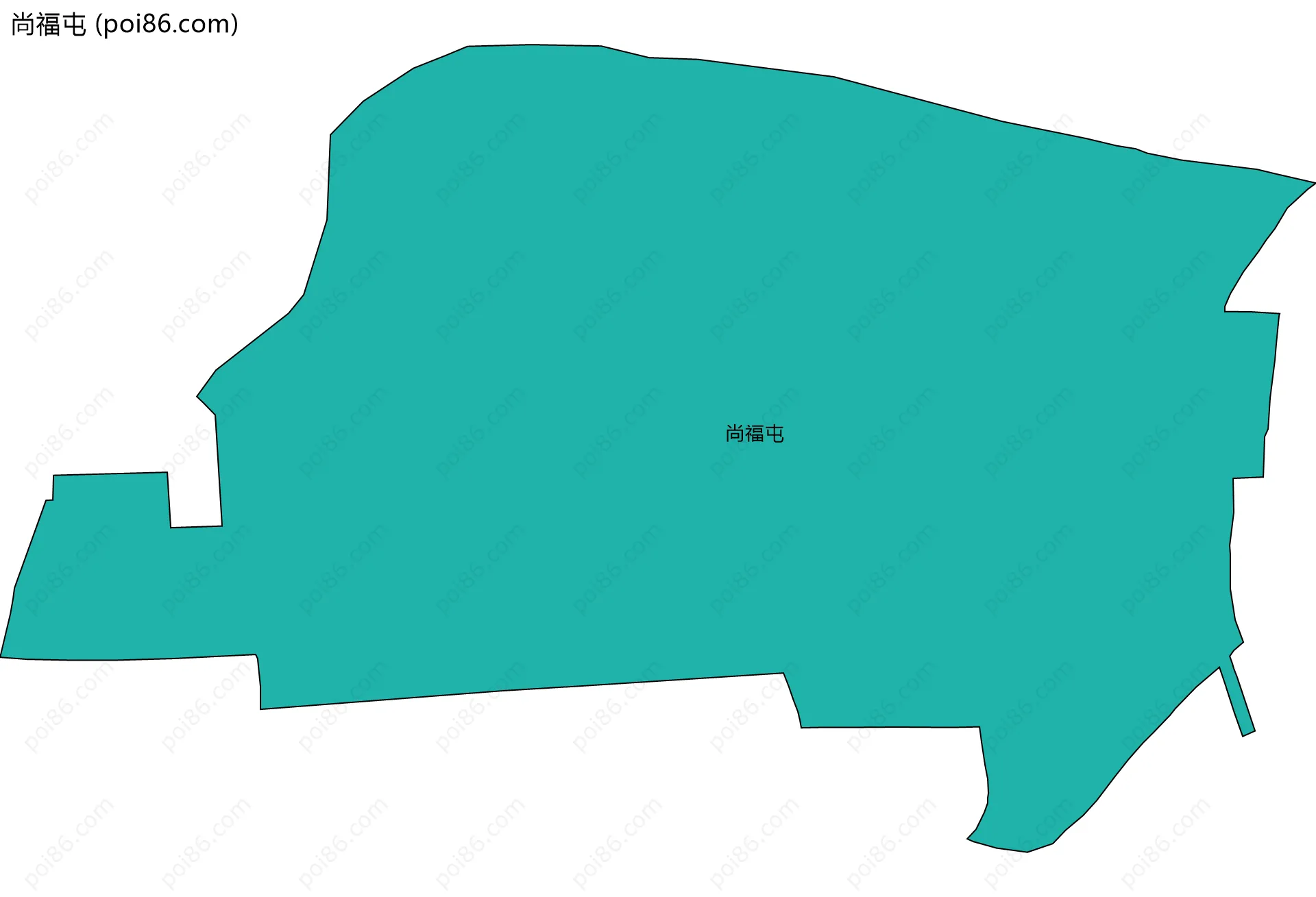 尚福屯边界地图