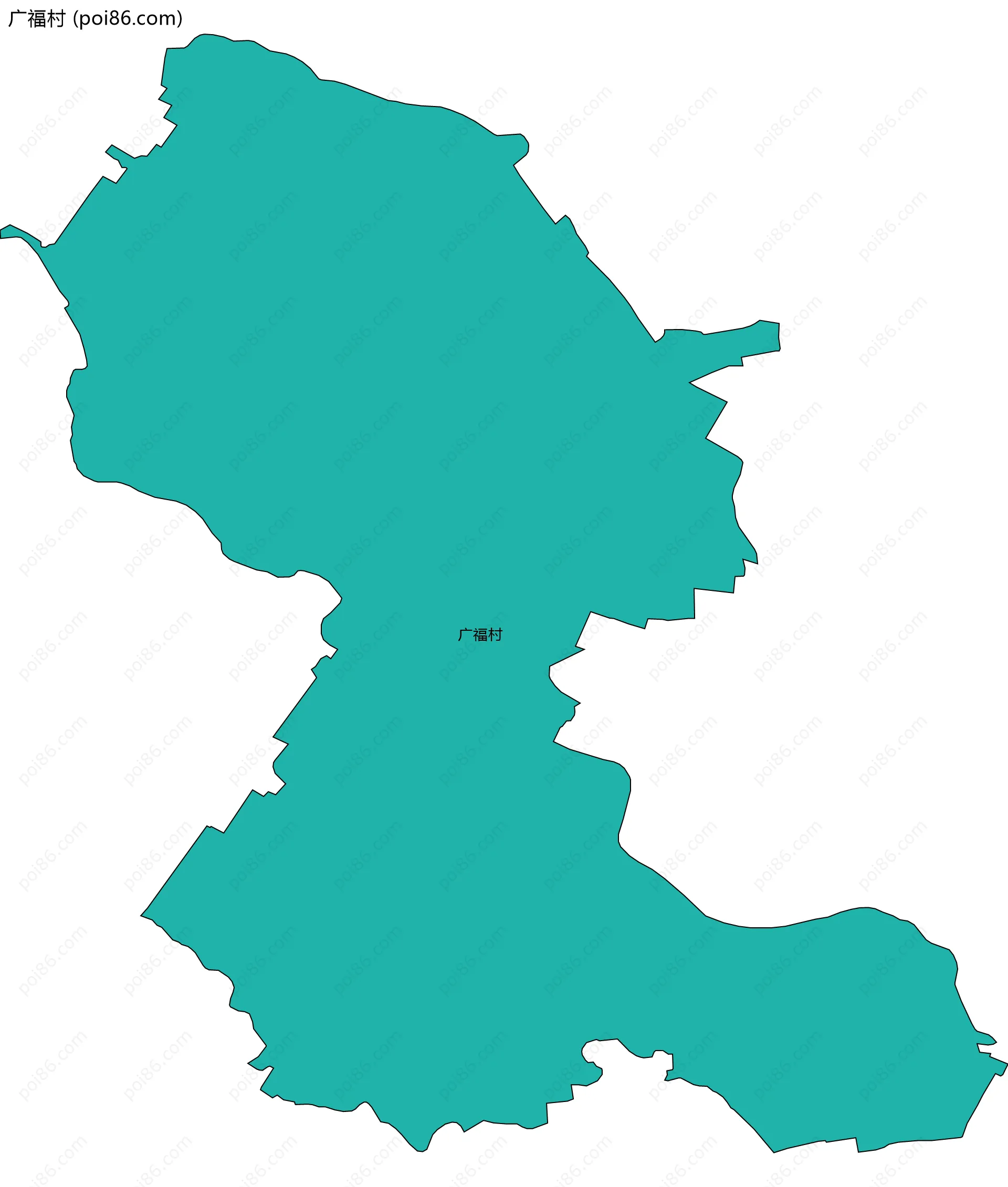 广福村边界地图