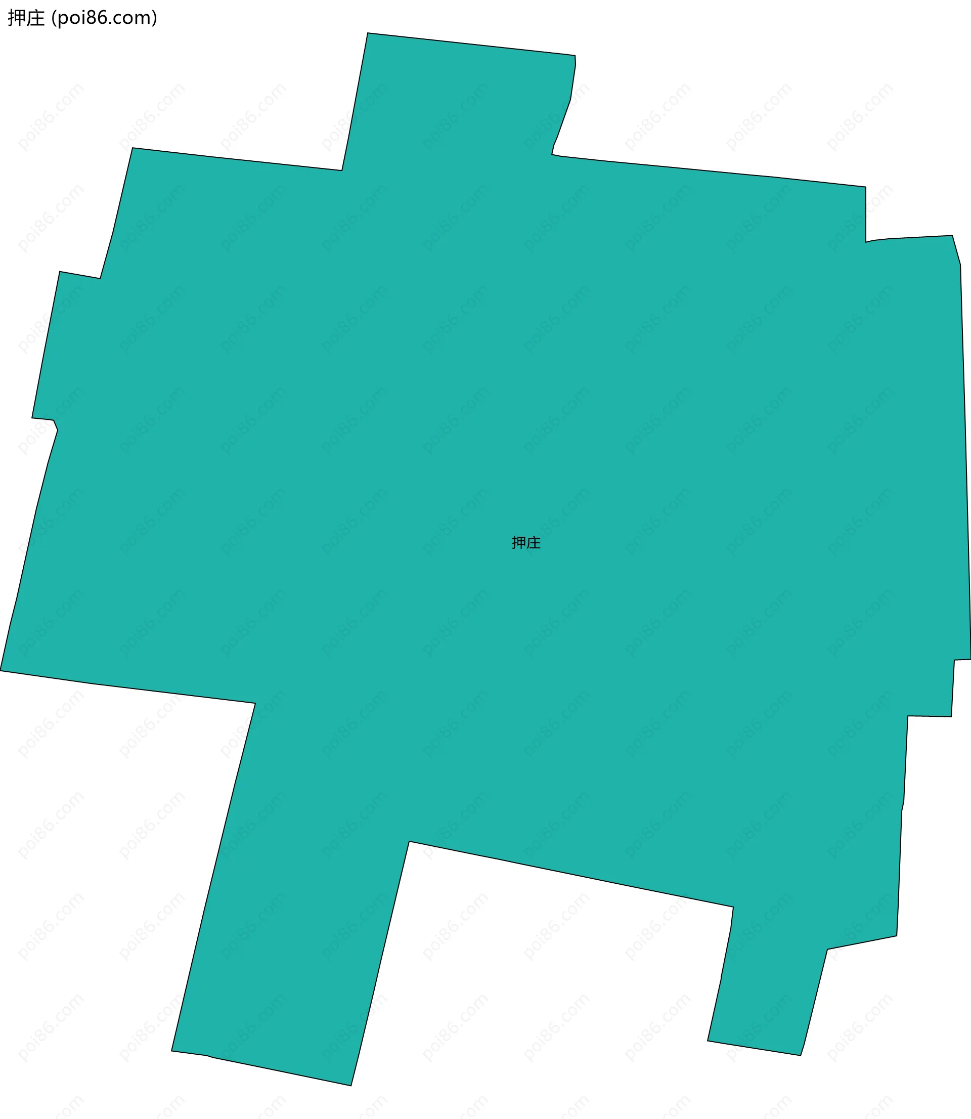 押庄边界地图