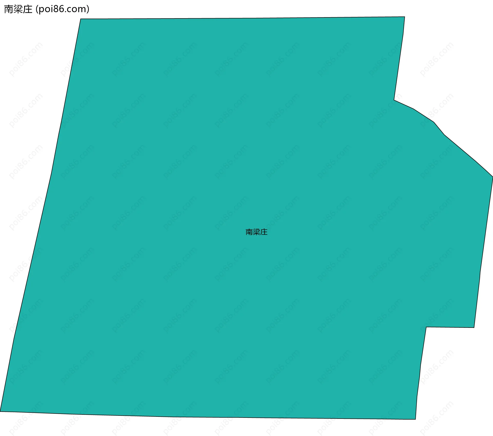 南梁庄边界地图