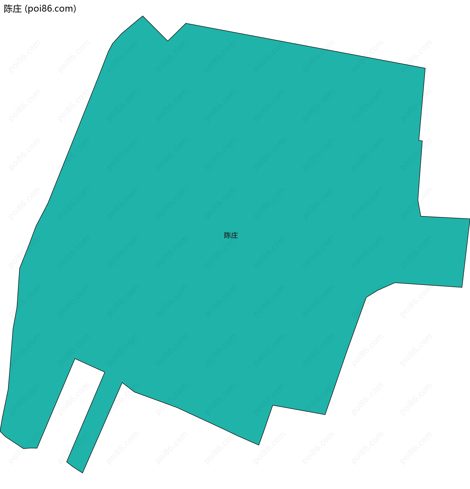 陈庄边界地图