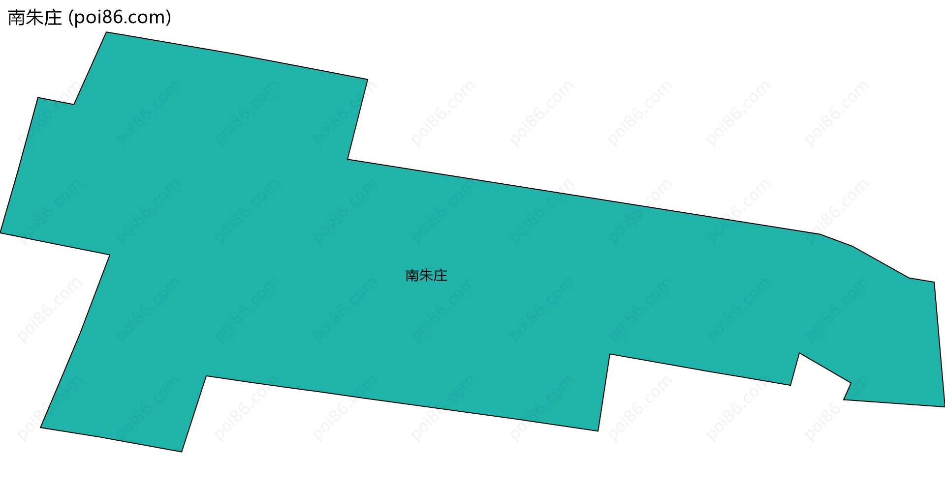 南朱庄边界地图