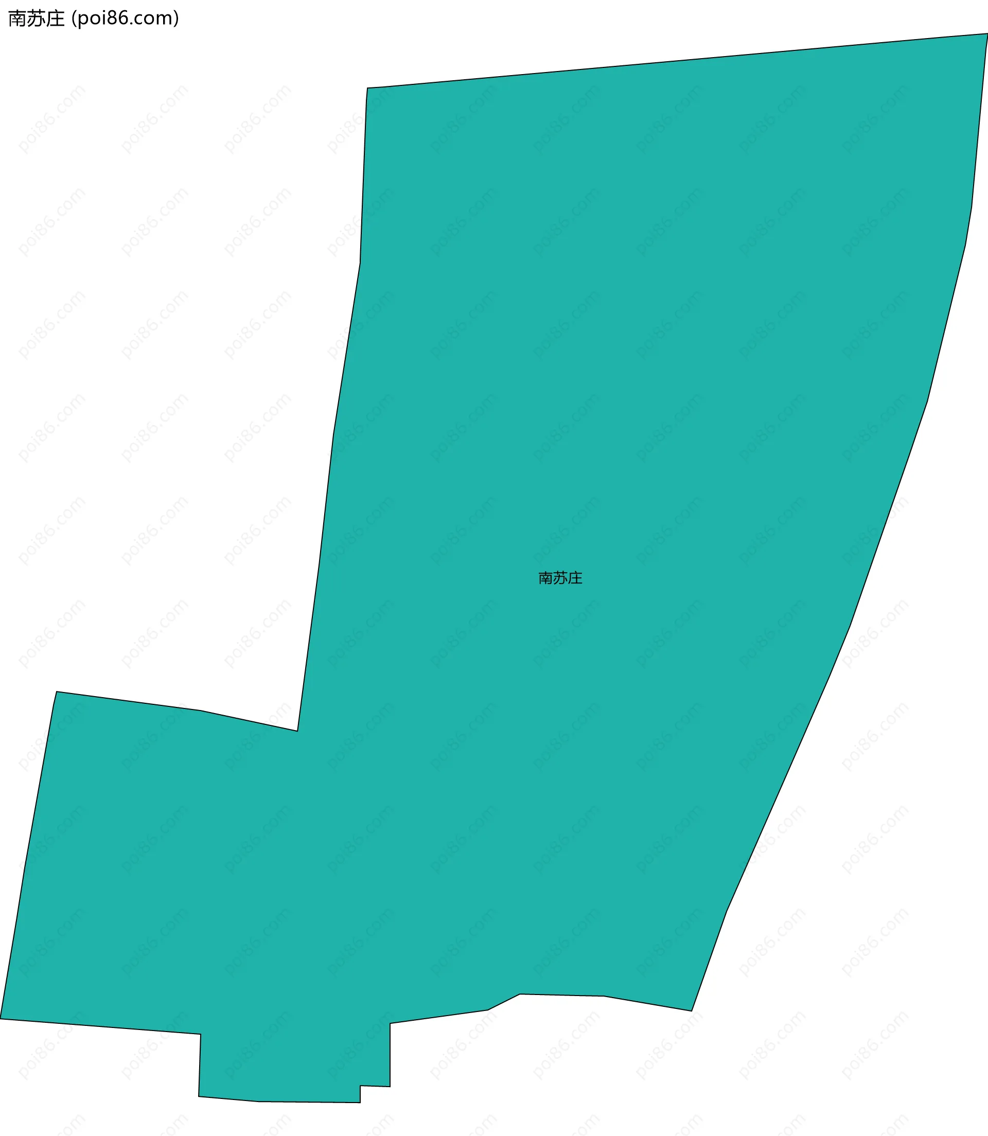 南苏庄边界地图