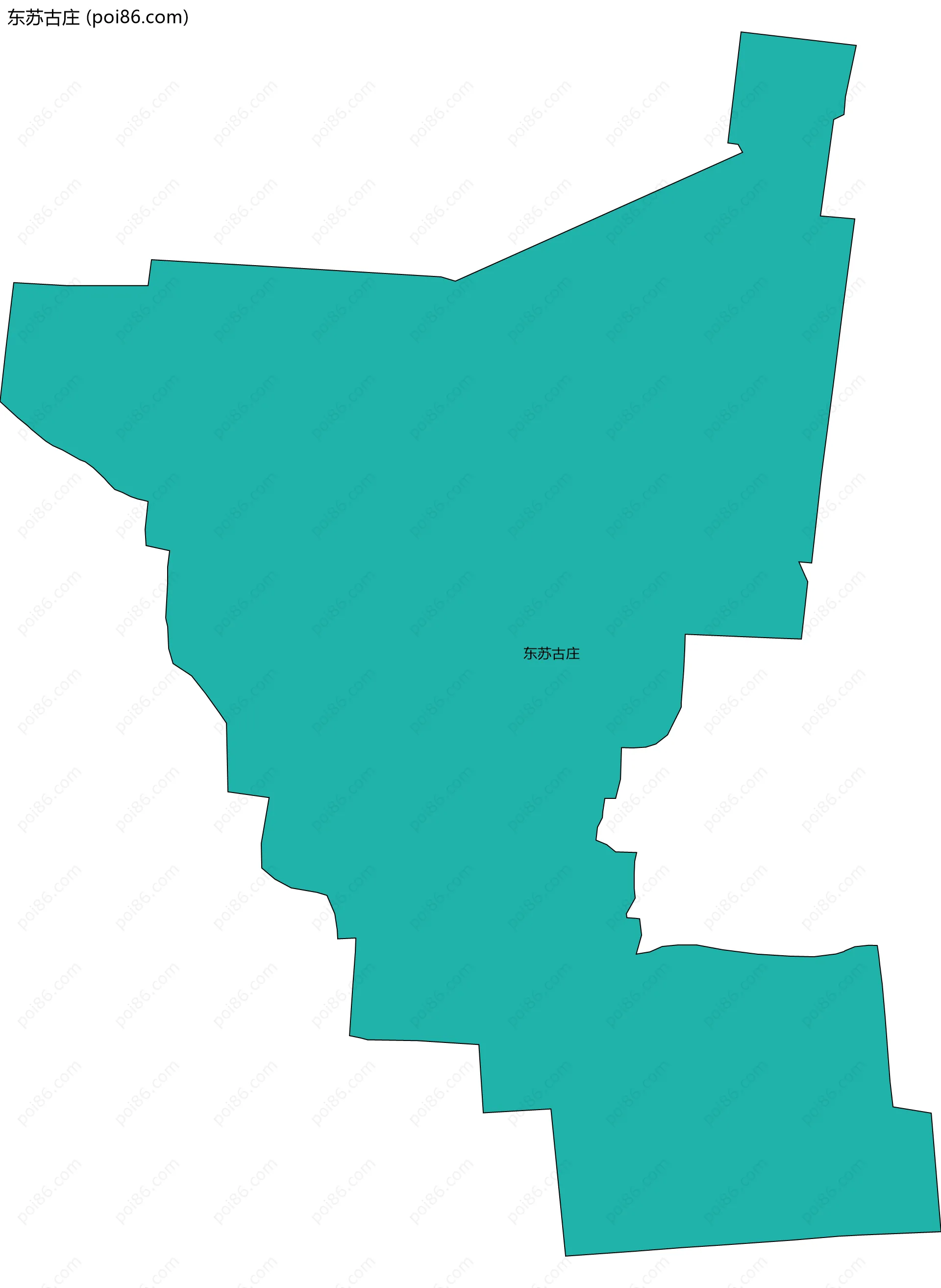 东苏古庄边界地图