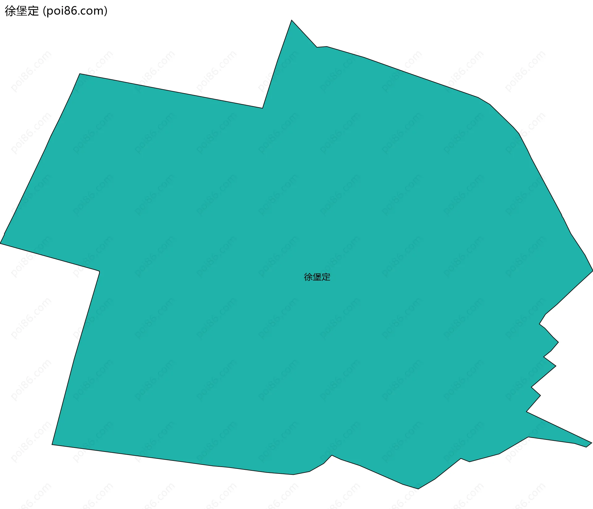 徐堡定边界地图