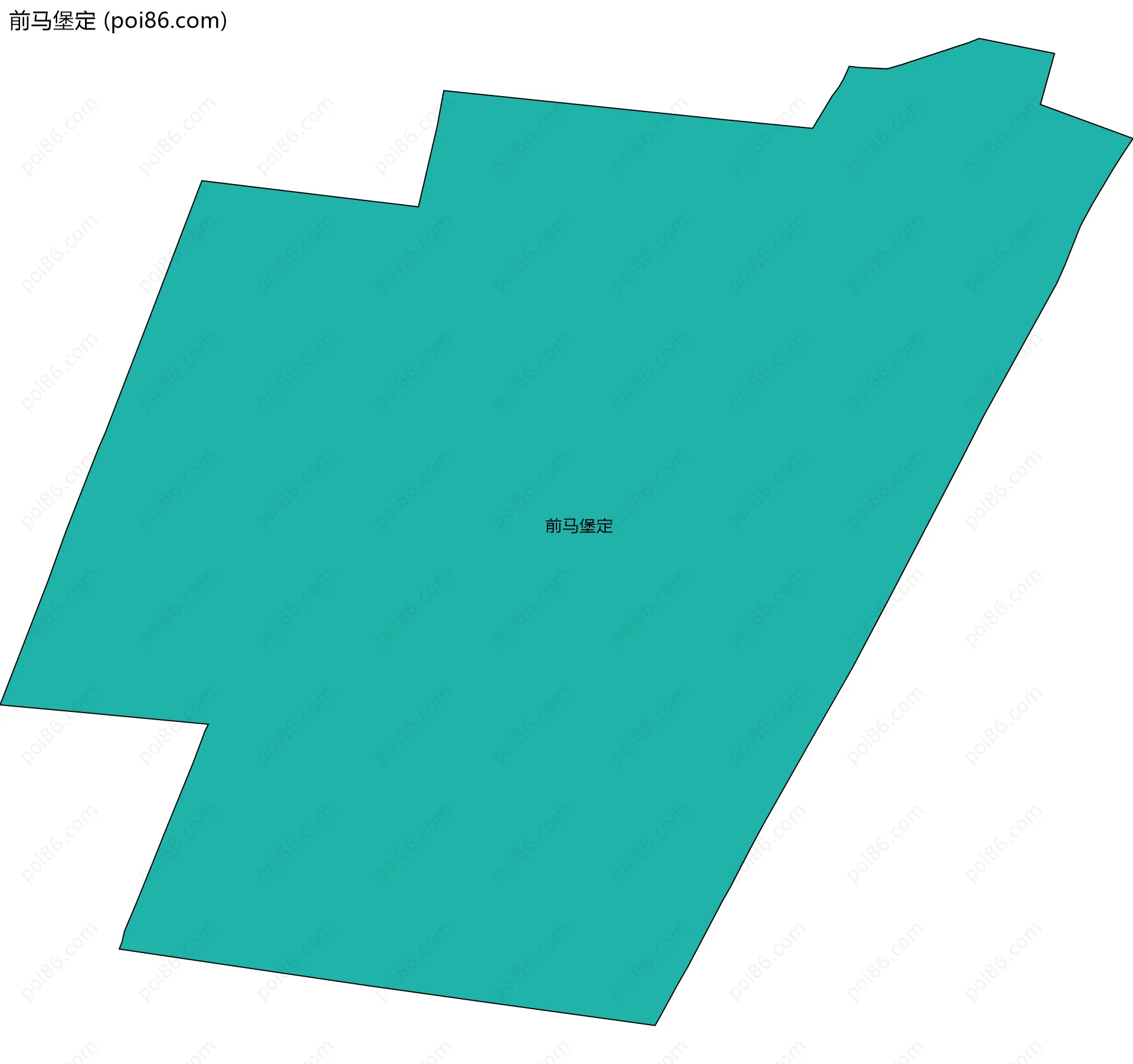 前马堡定边界地图