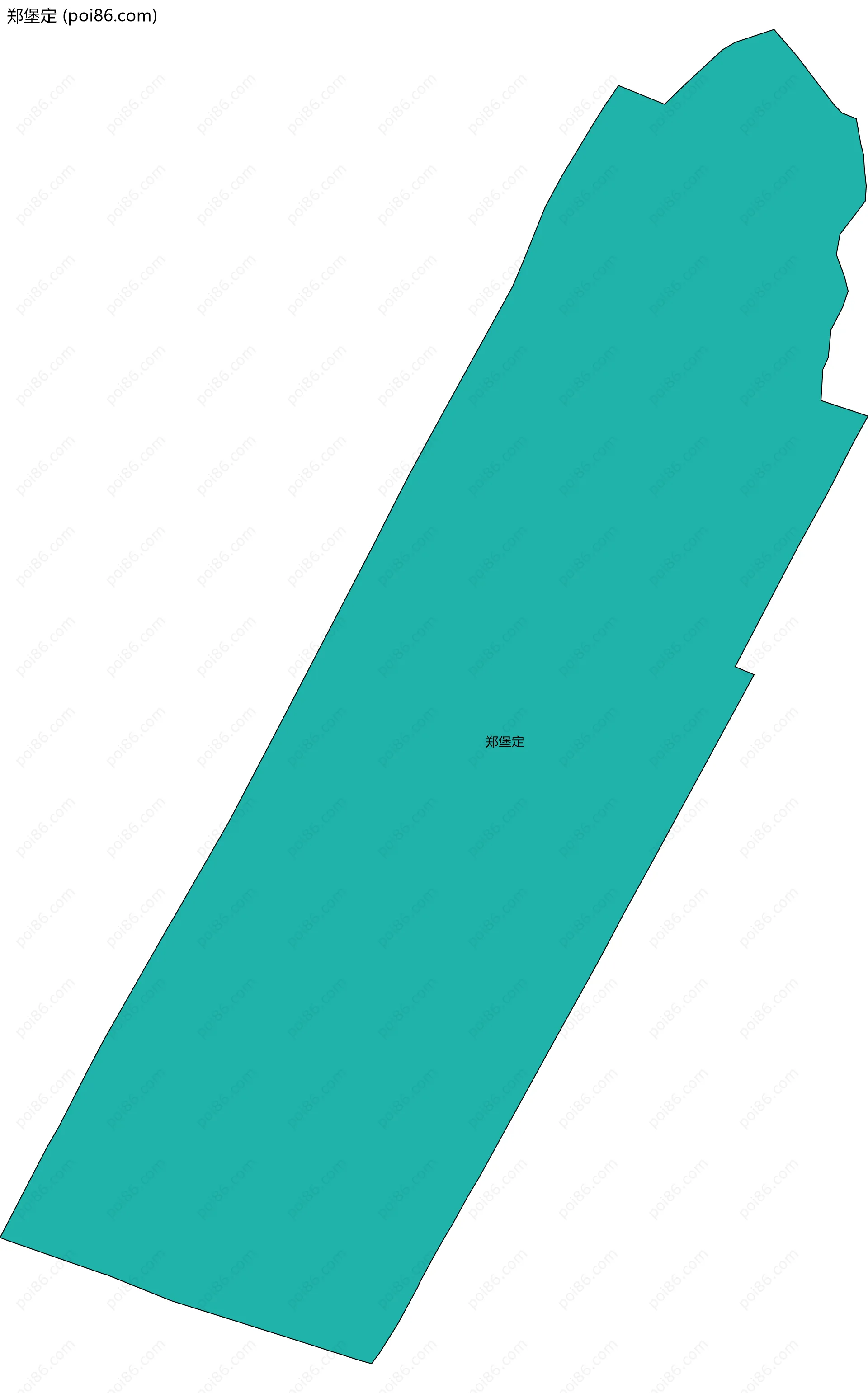 郑堡定边界地图