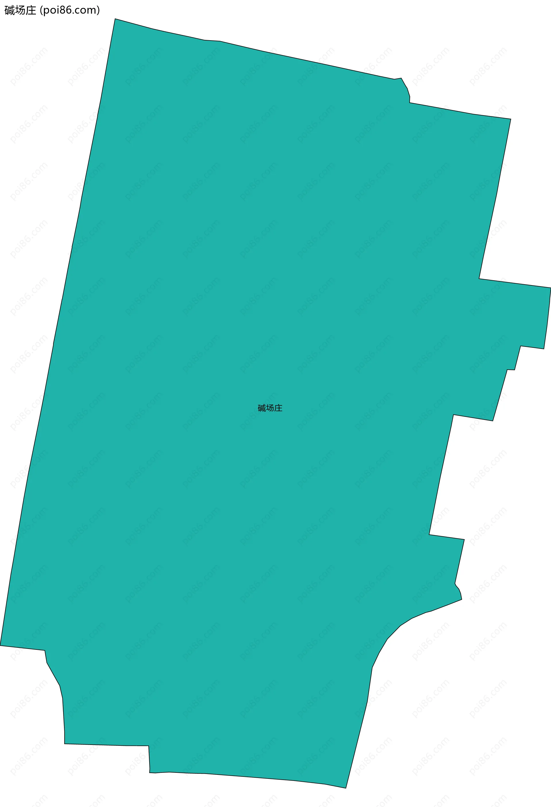 碱场庄边界地图