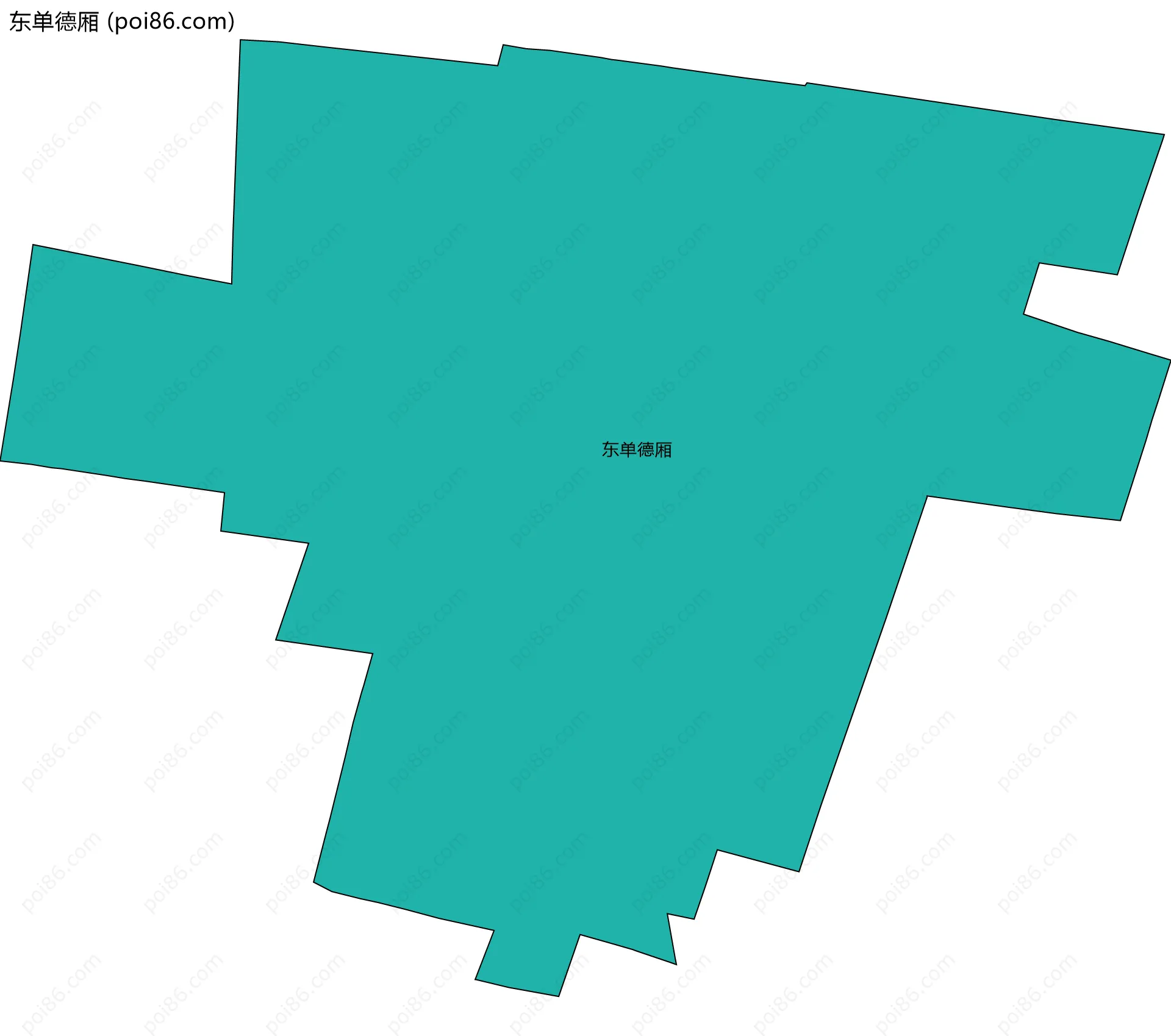 东单德厢边界地图