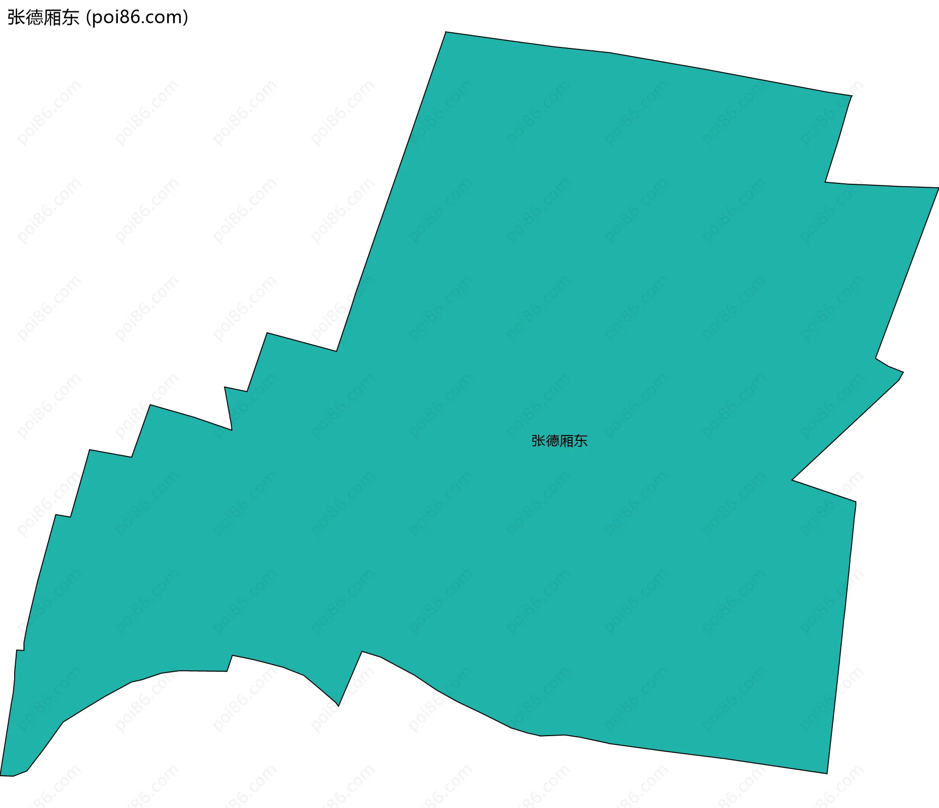 张德厢东边界地图