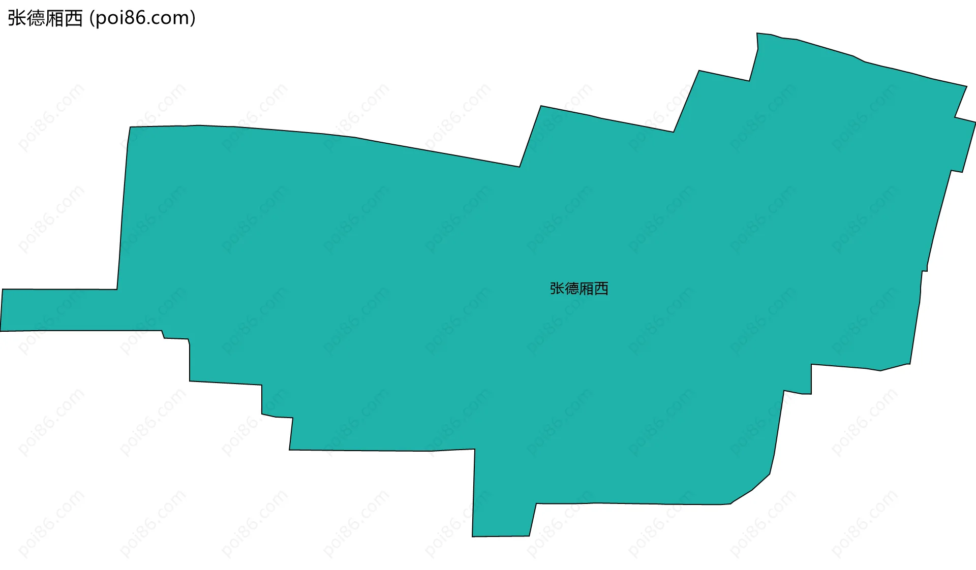 张德厢西边界地图