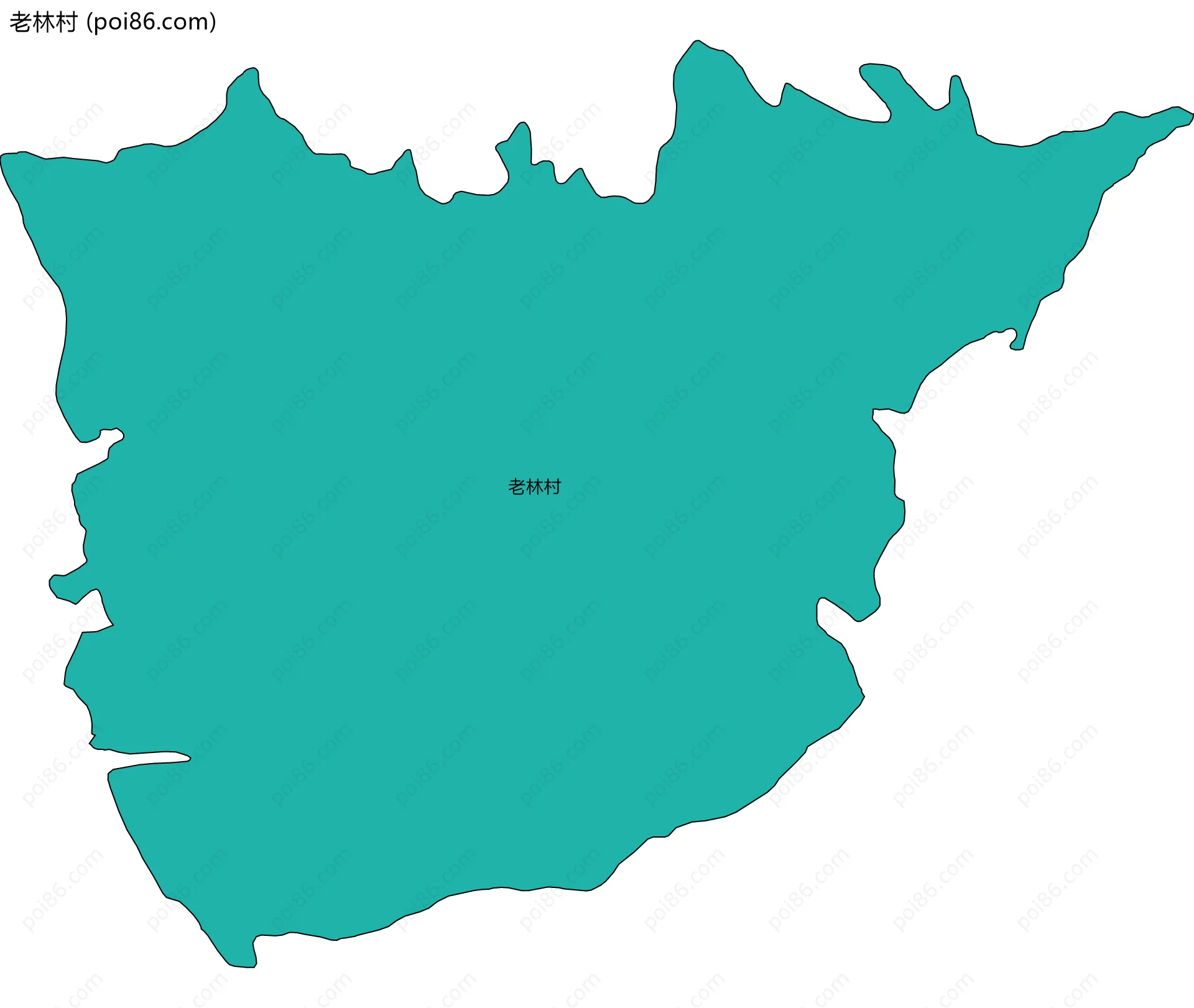 老林村边界地图