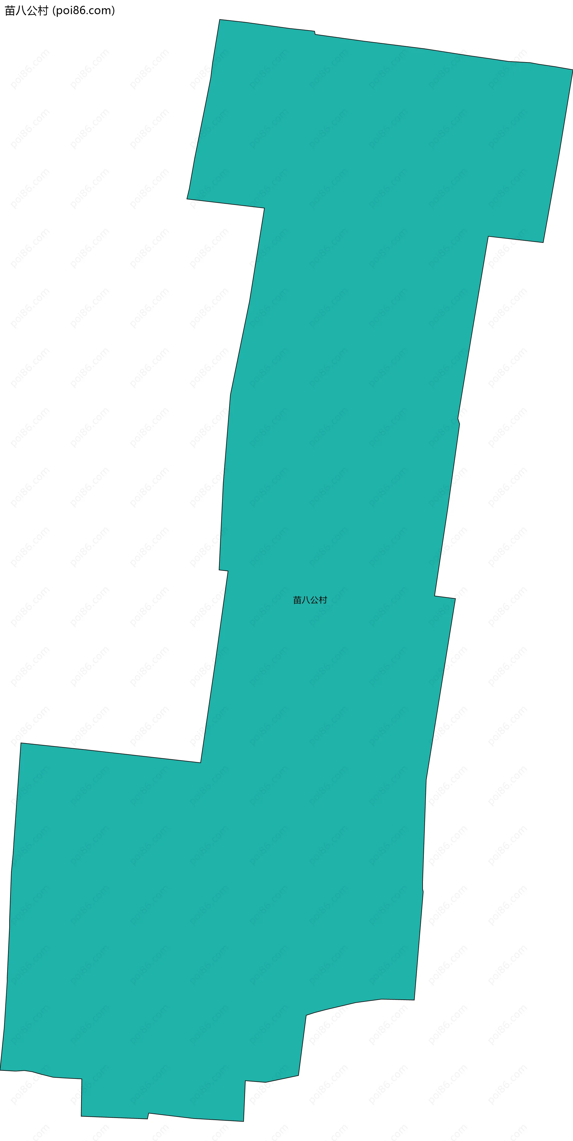 苗八公村边界地图