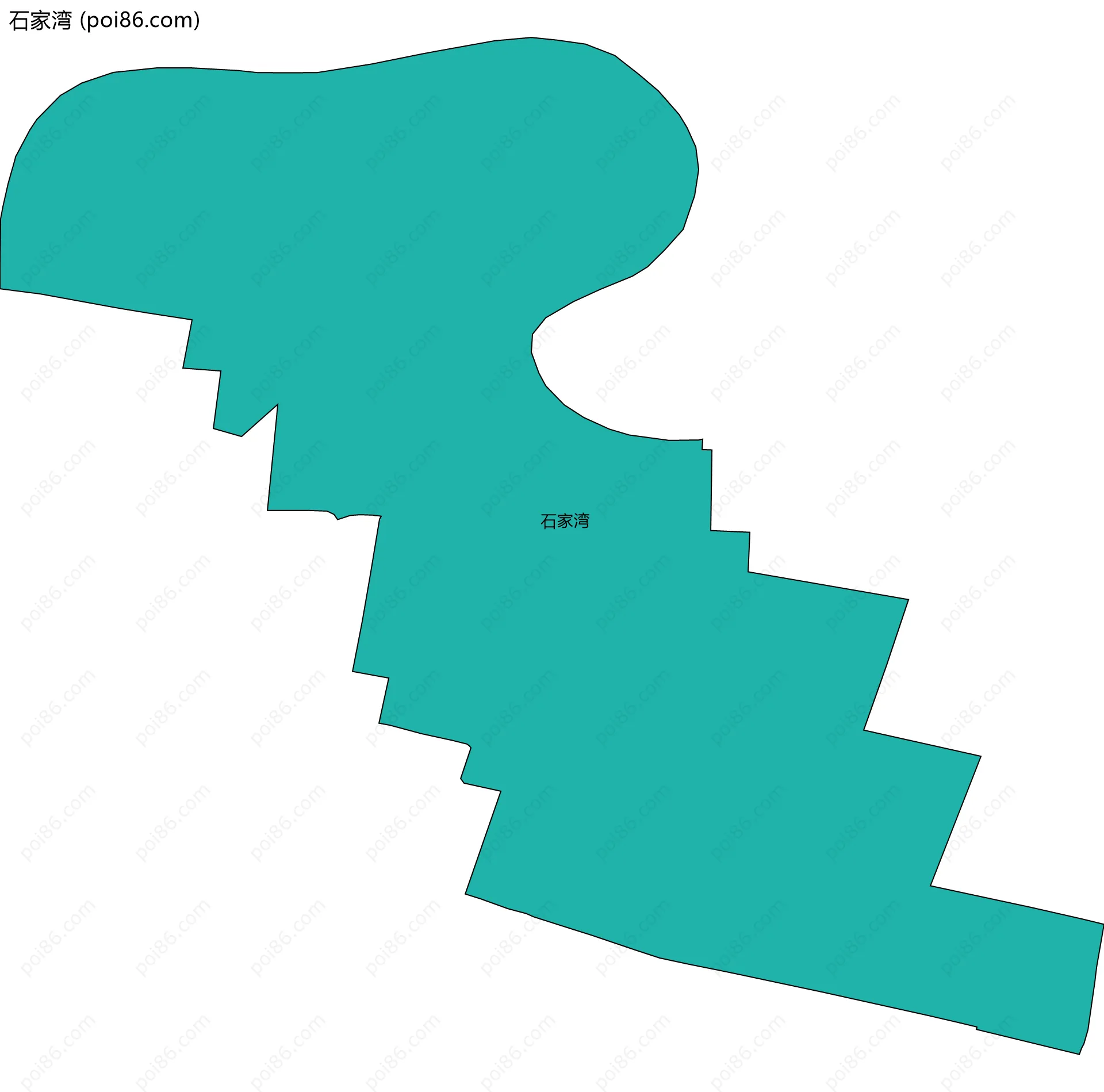 石家湾边界地图