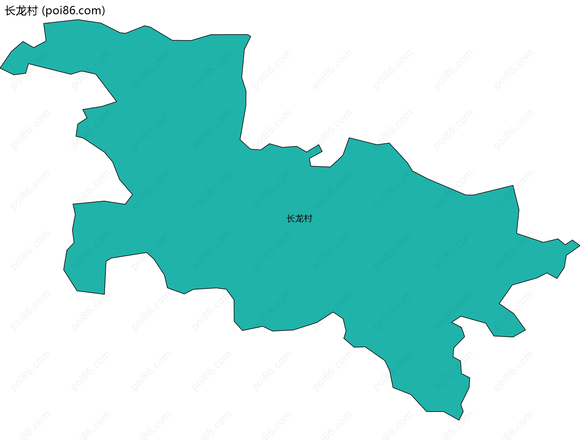 长龙村边界地图