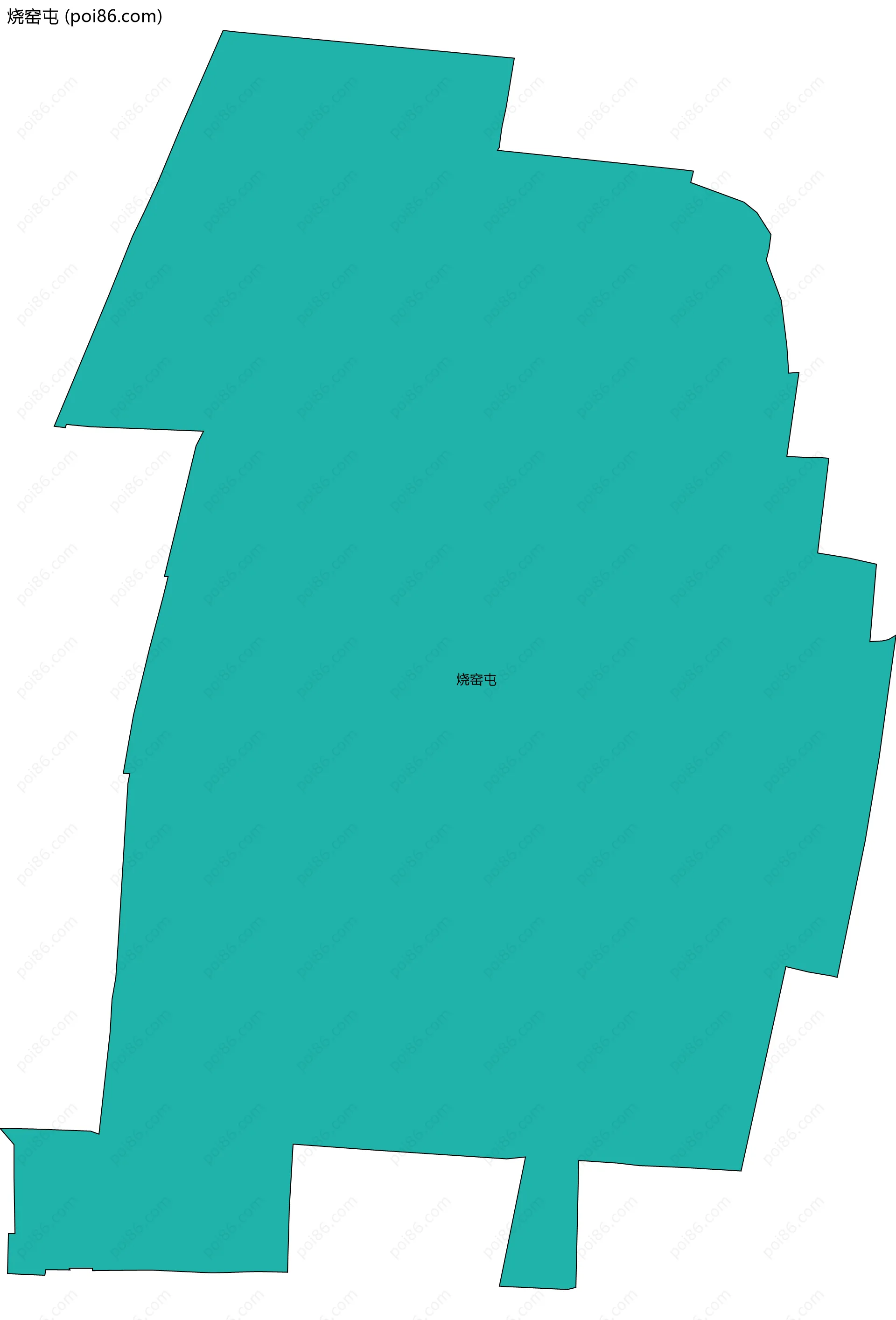 烧窑屯边界地图