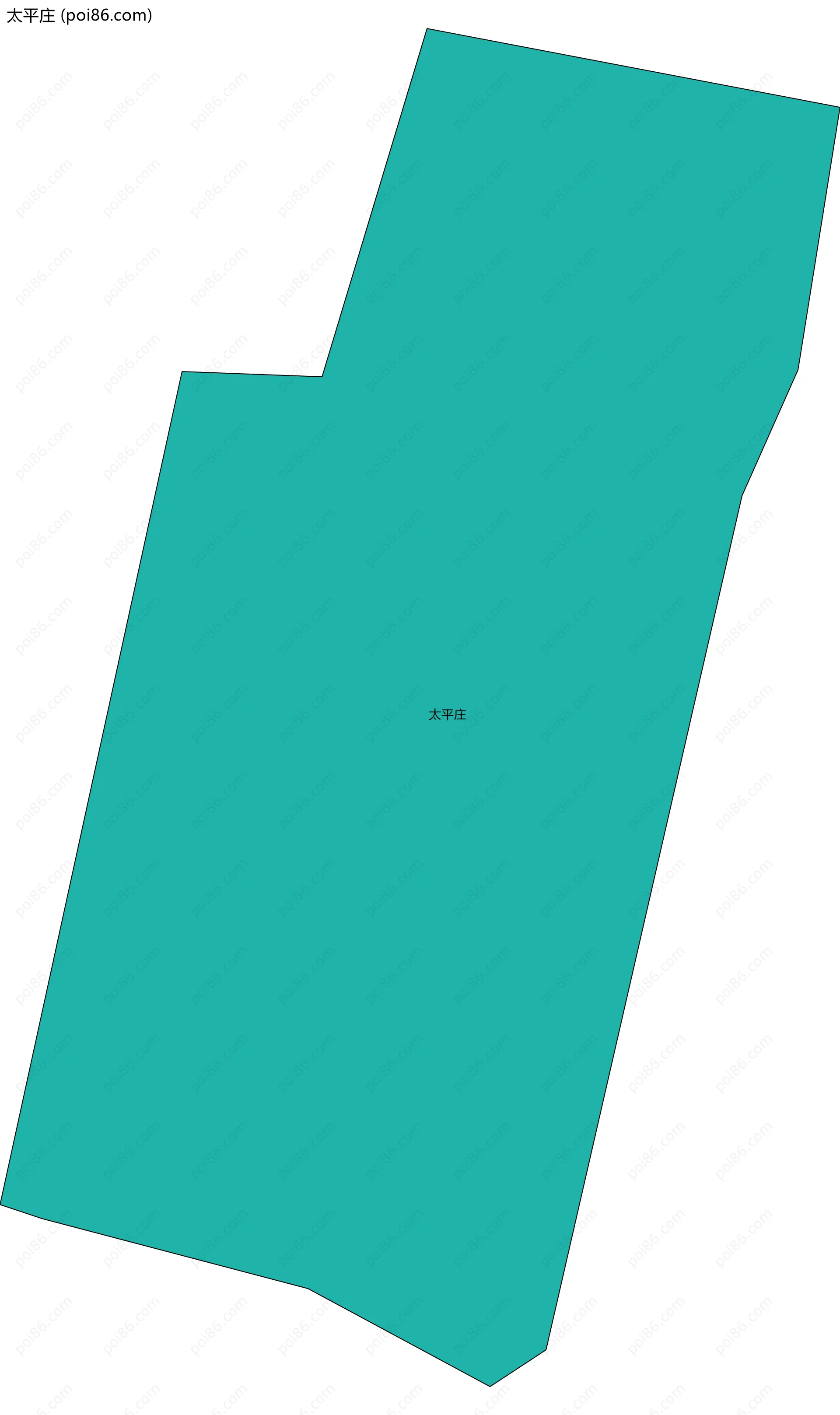 太平庄边界地图