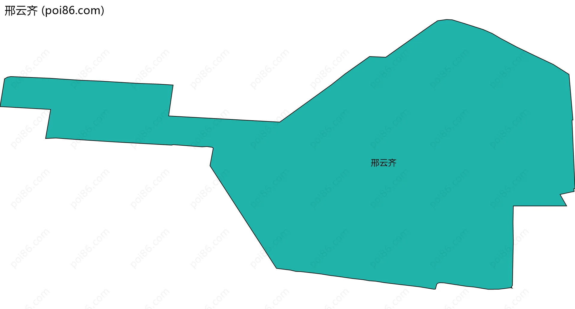 邢云齐边界地图