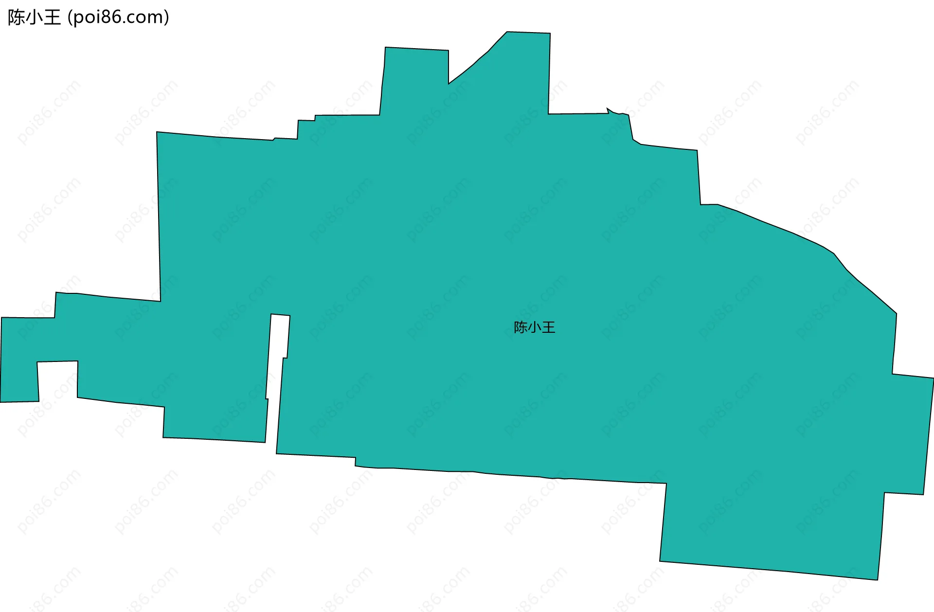 陈小王边界地图