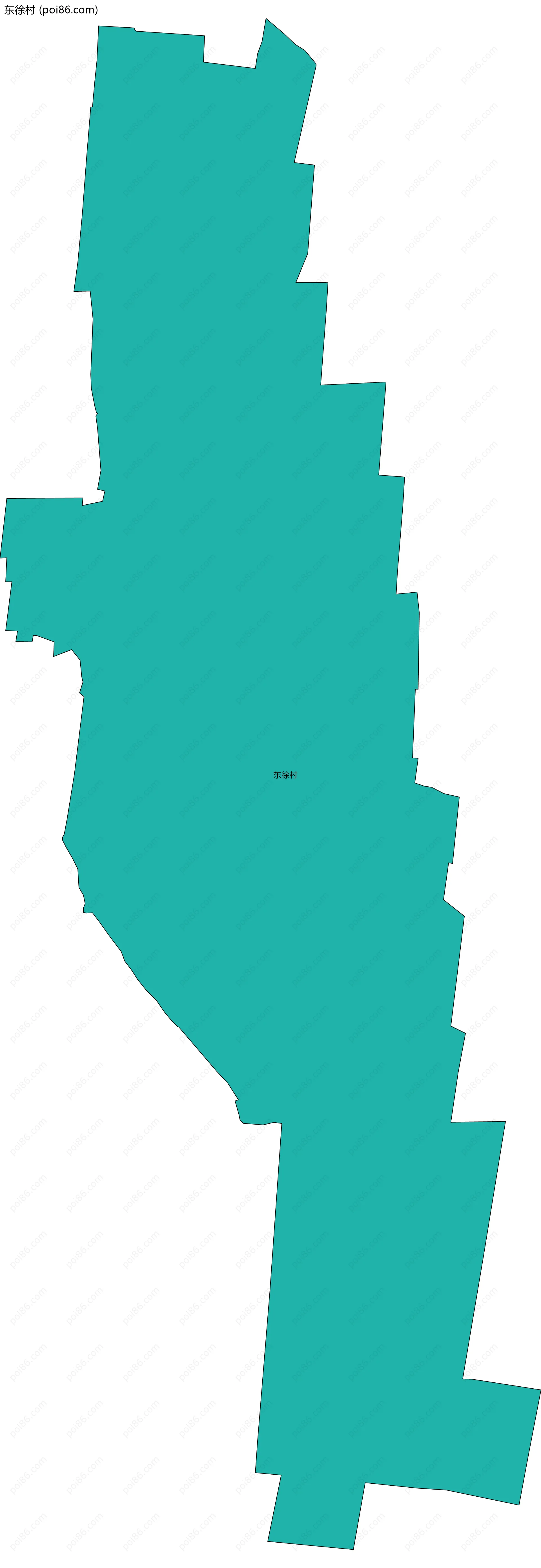 东徐村边界地图