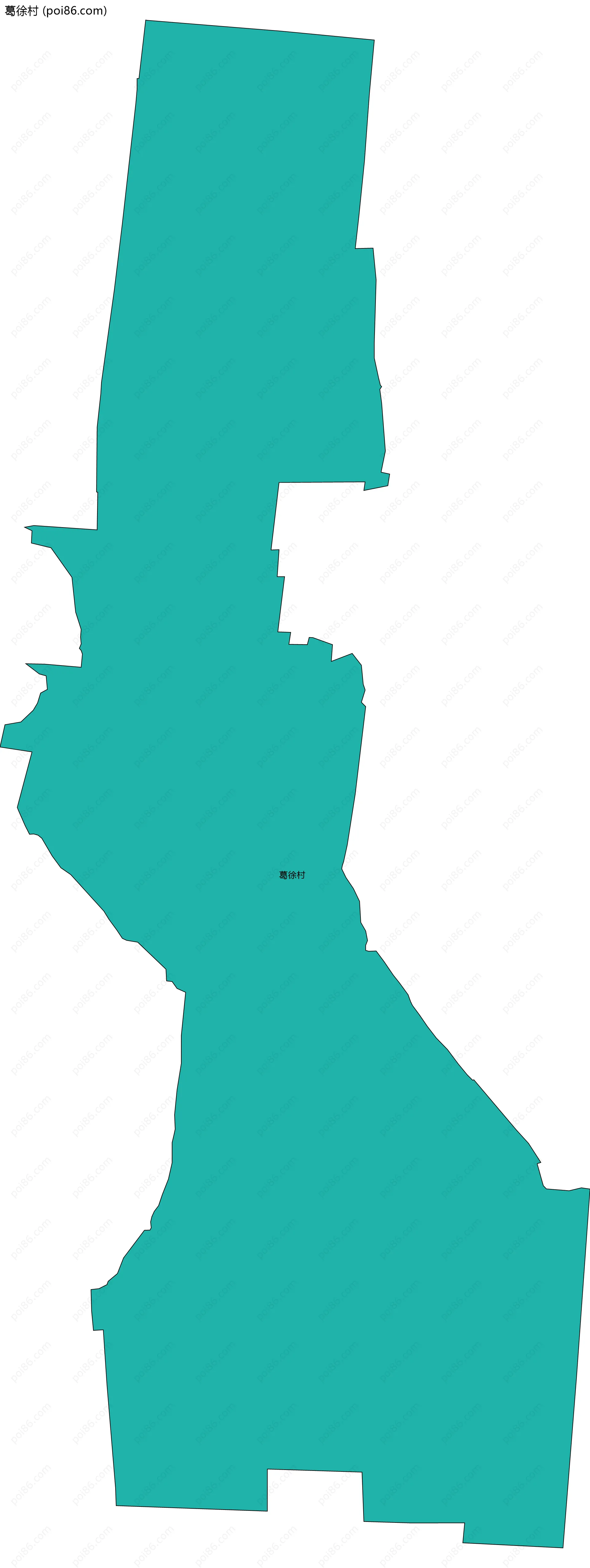 葛徐村边界地图