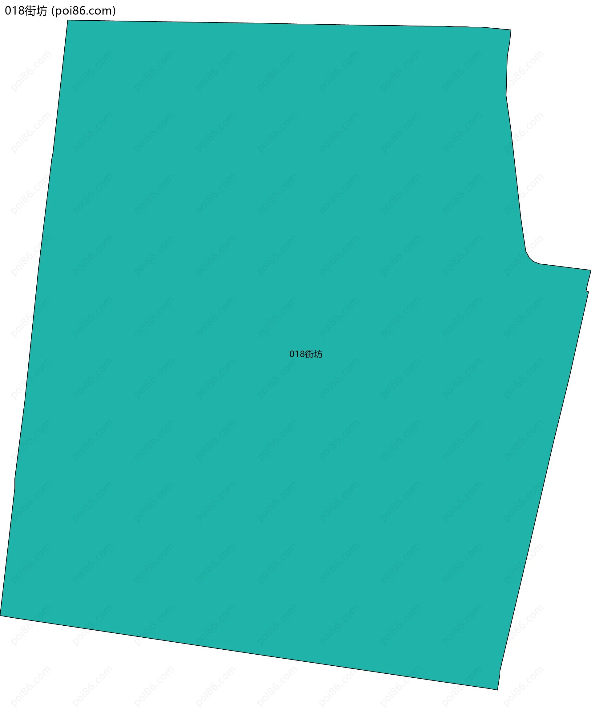 018街坊边界地图