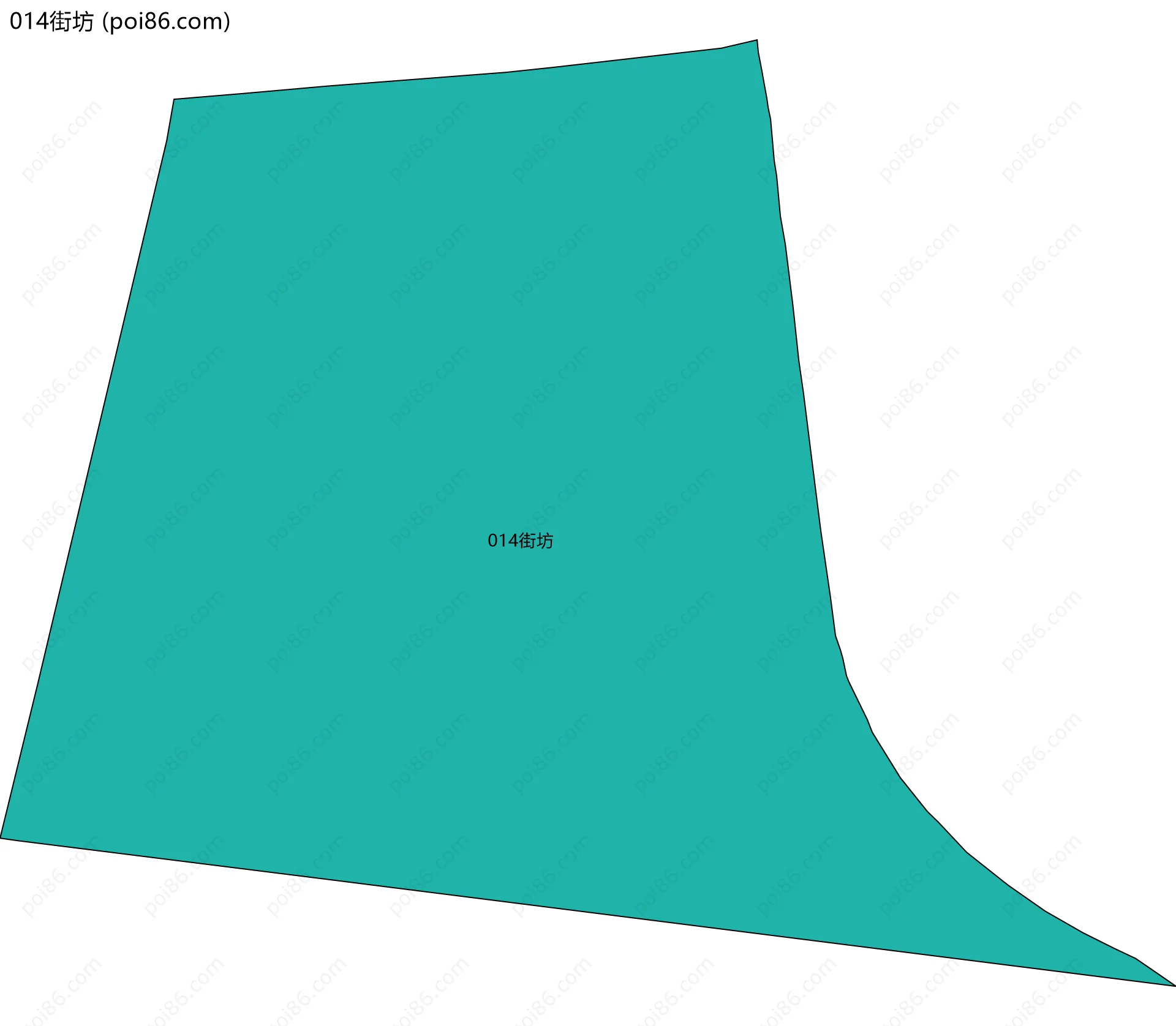 014街坊边界地图