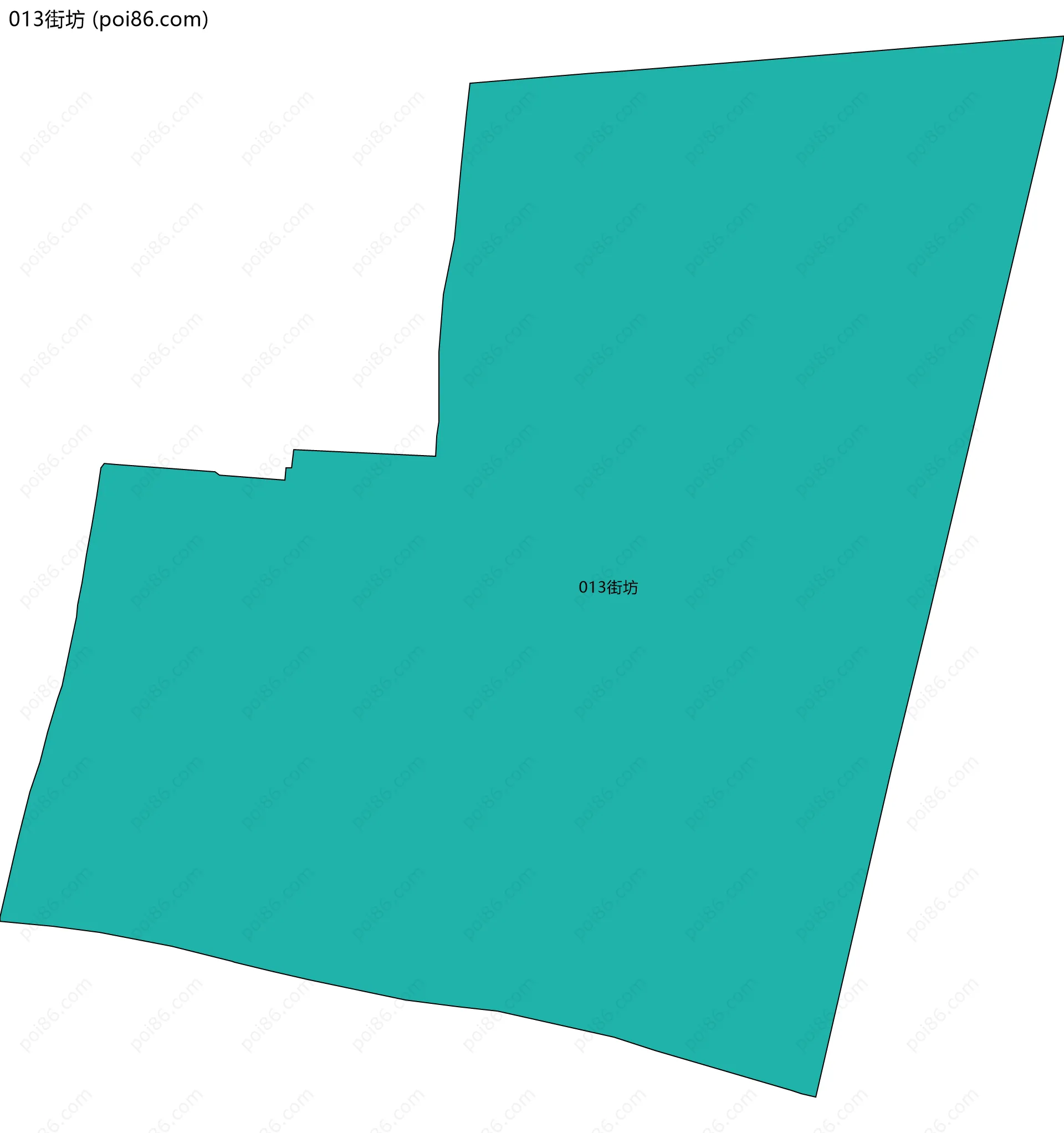 013街坊边界地图