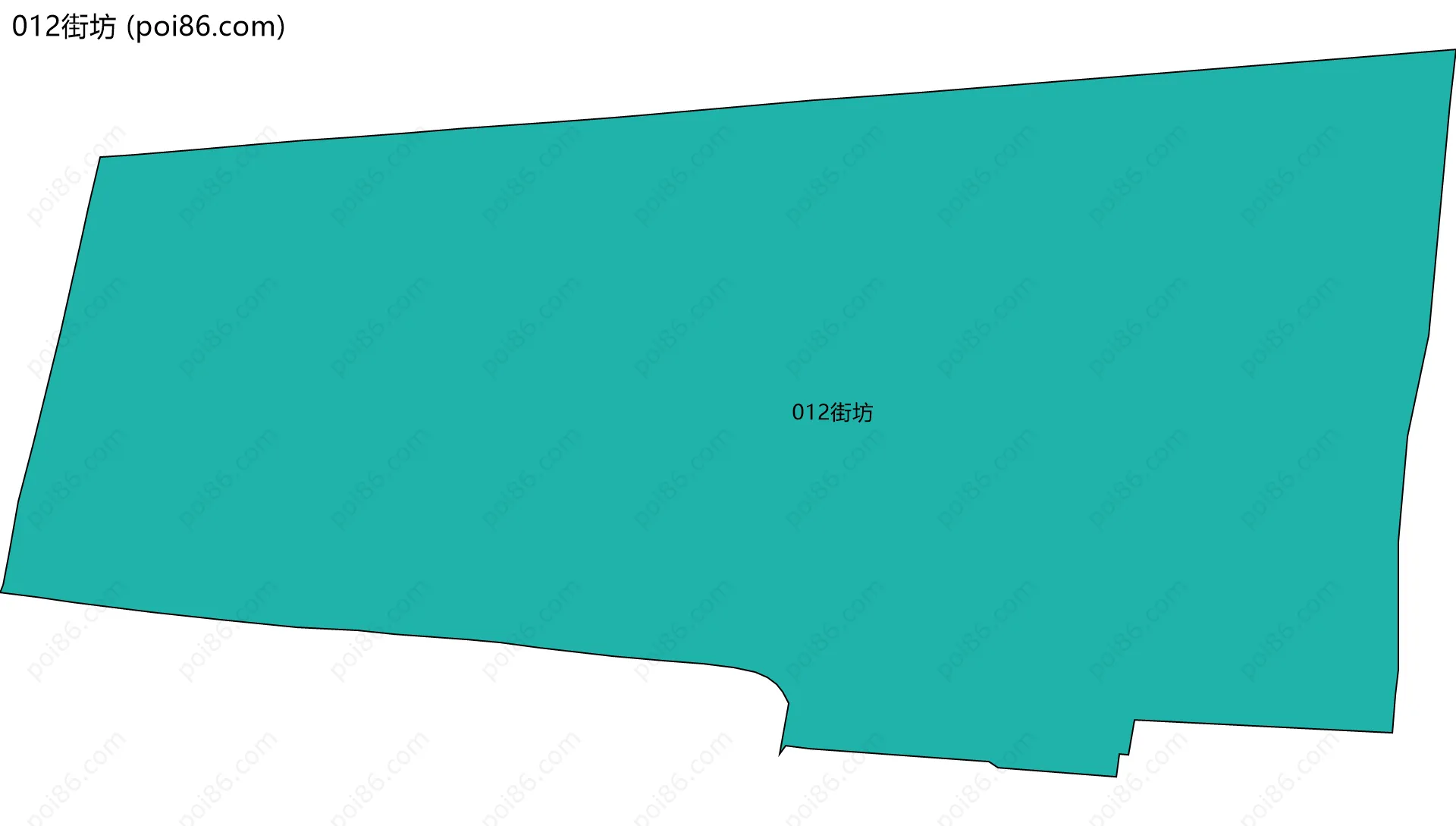 012街坊边界地图
