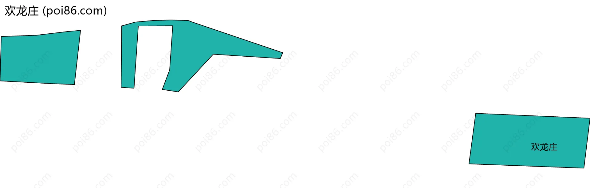 欢龙庄边界地图