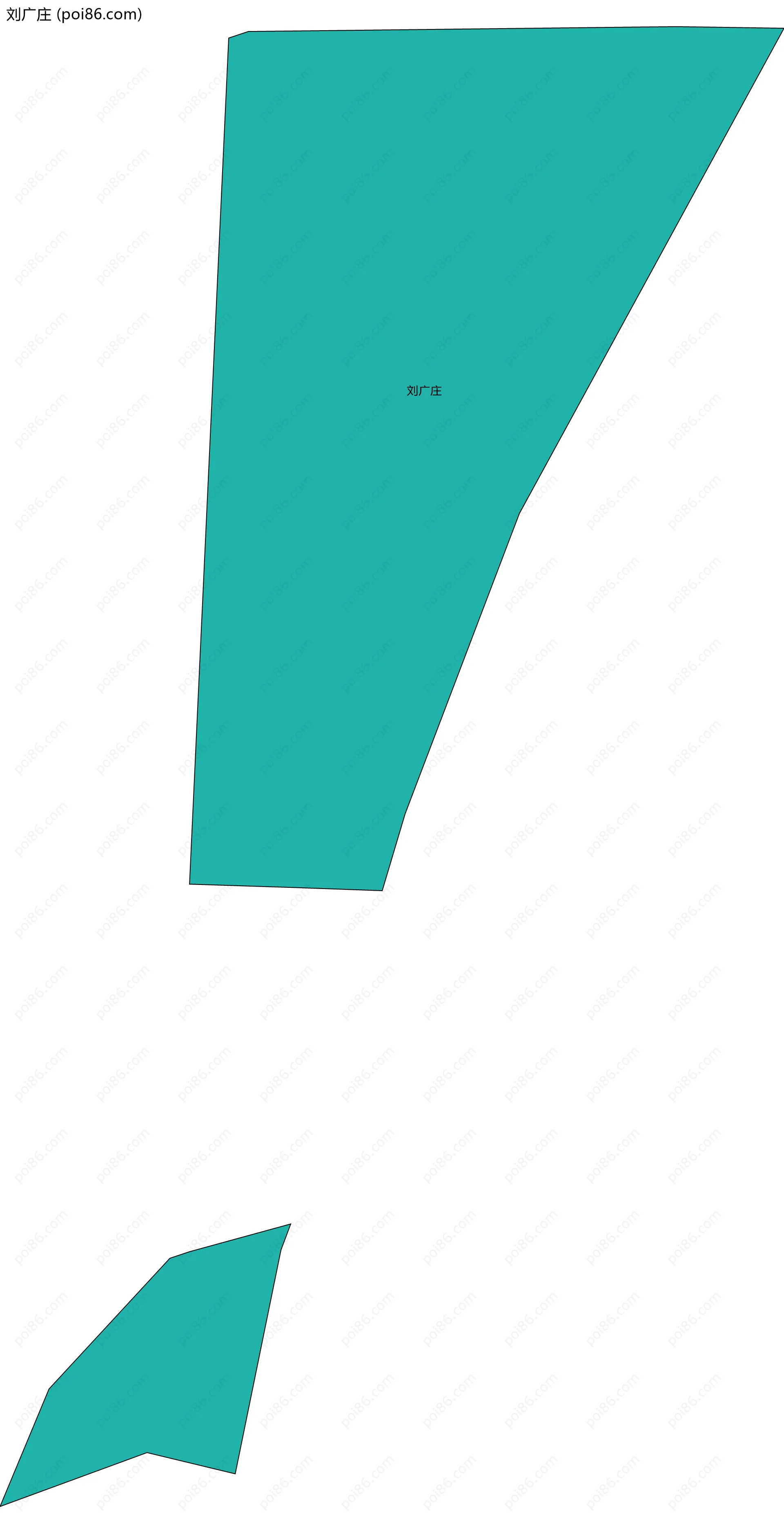 刘广庄边界地图