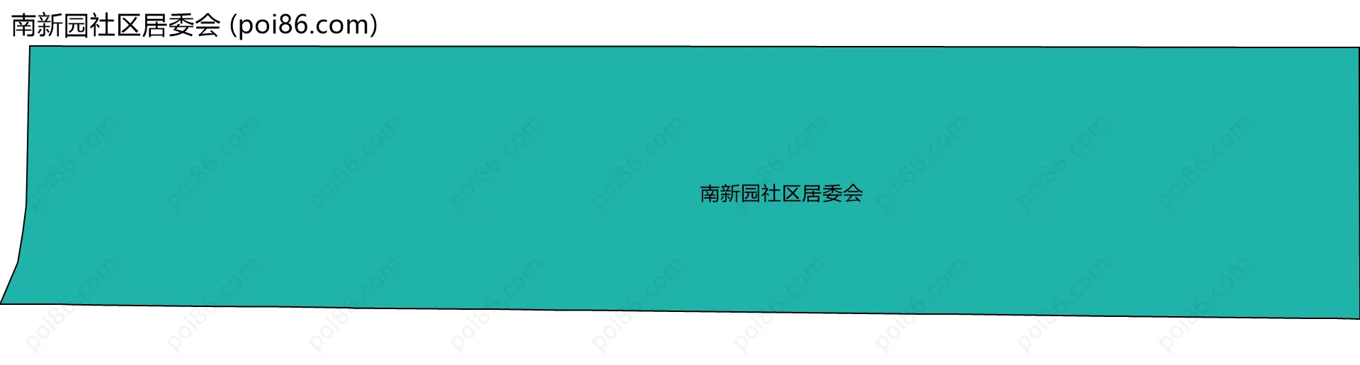 南新园社区居委会边界地图