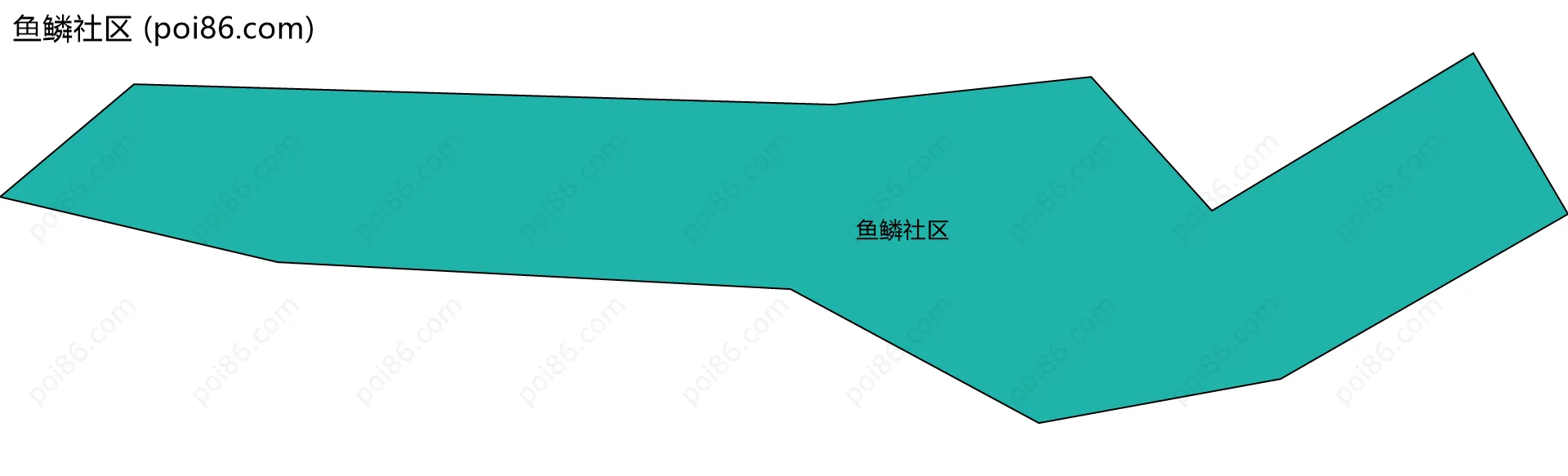 鱼鳞社区边界地图