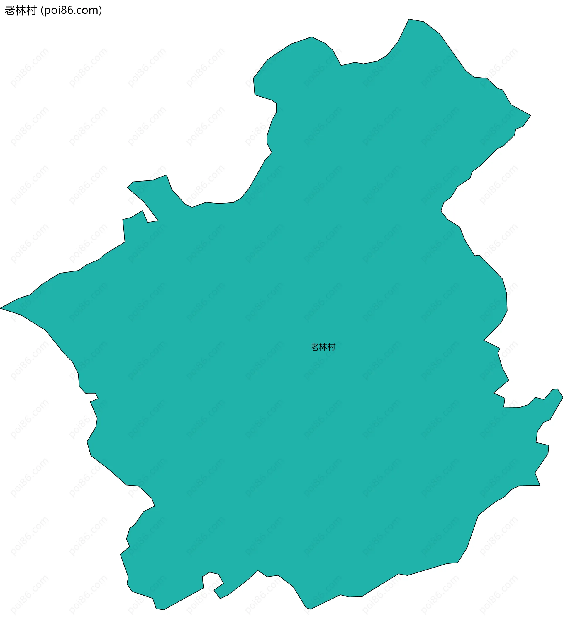 老林村边界地图