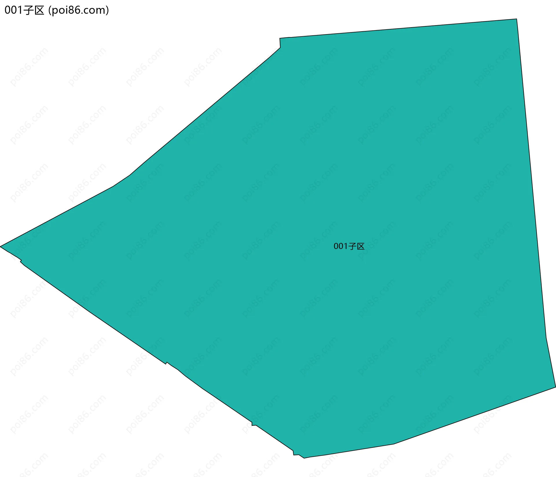 001子区边界地图
