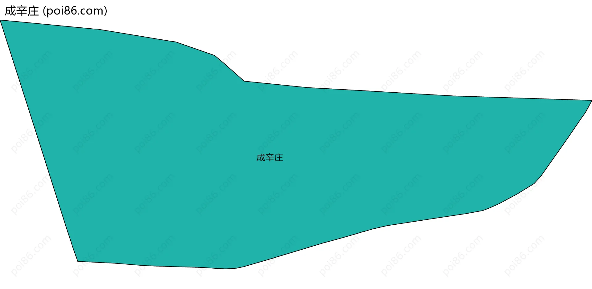成辛庄边界地图