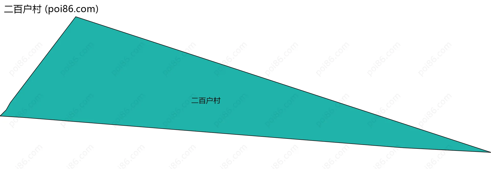 二百户村边界地图