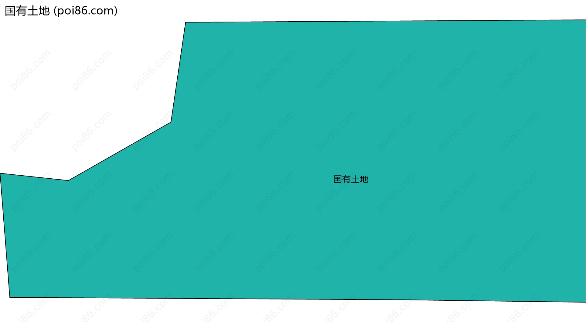 国有土地边界地图