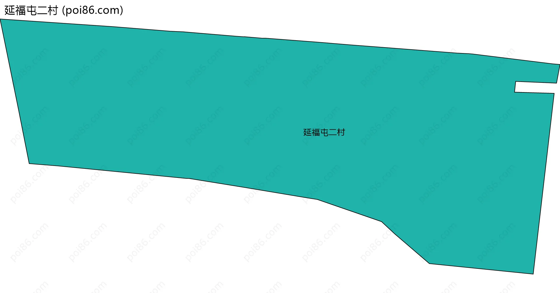 延福屯二村边界地图