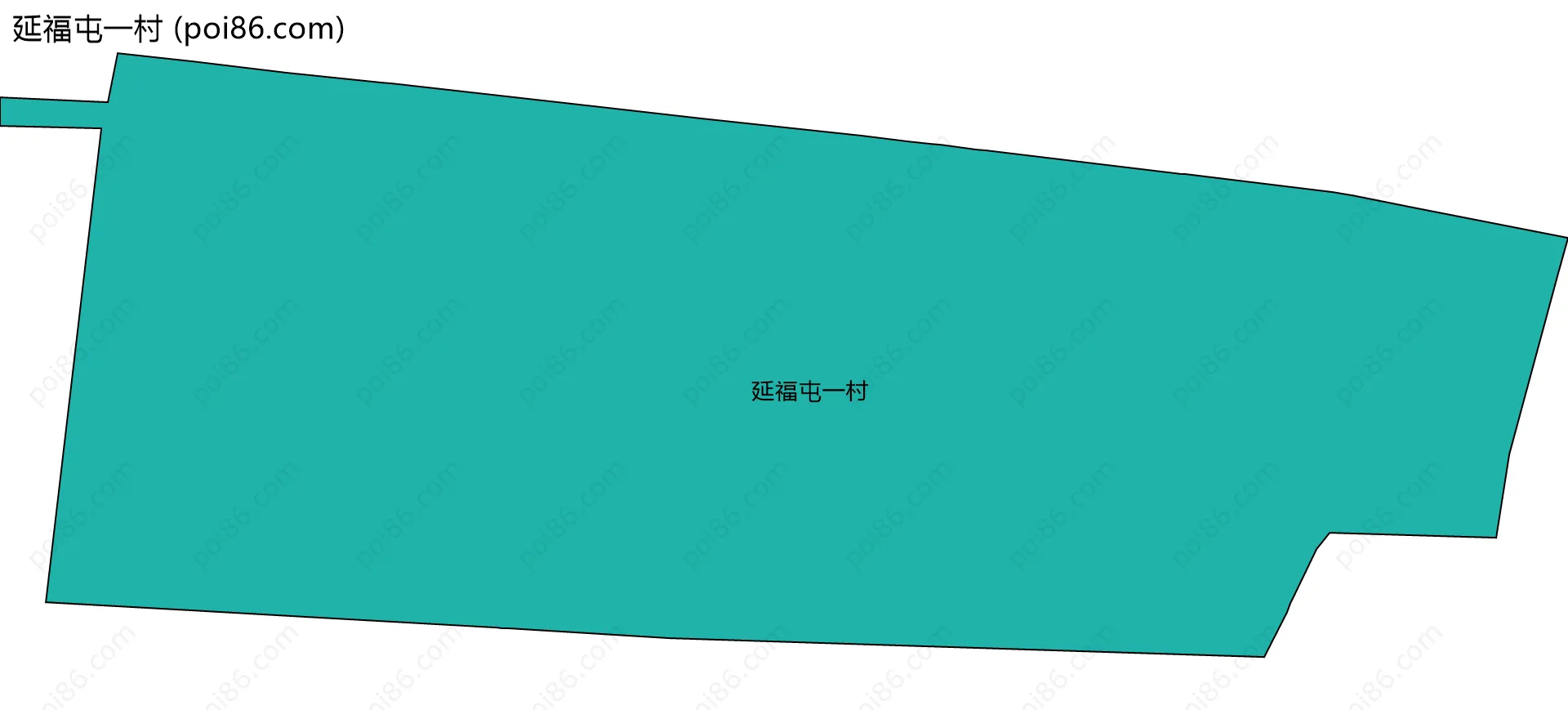 延福屯一村边界地图