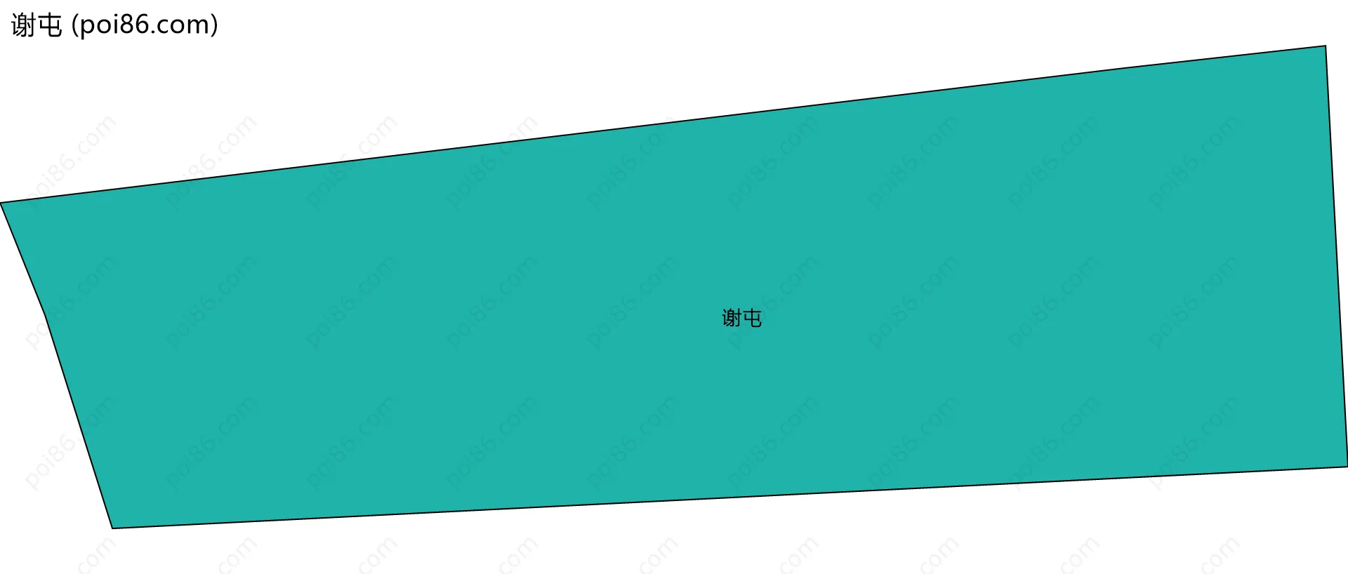 谢屯边界地图