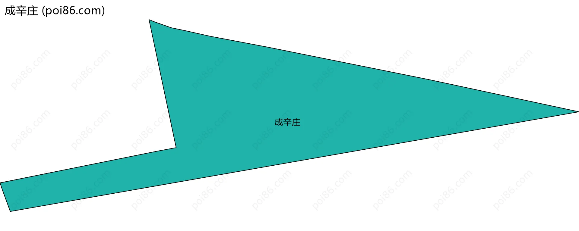 成辛庄边界地图