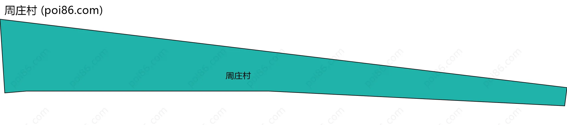 周庄村边界地图