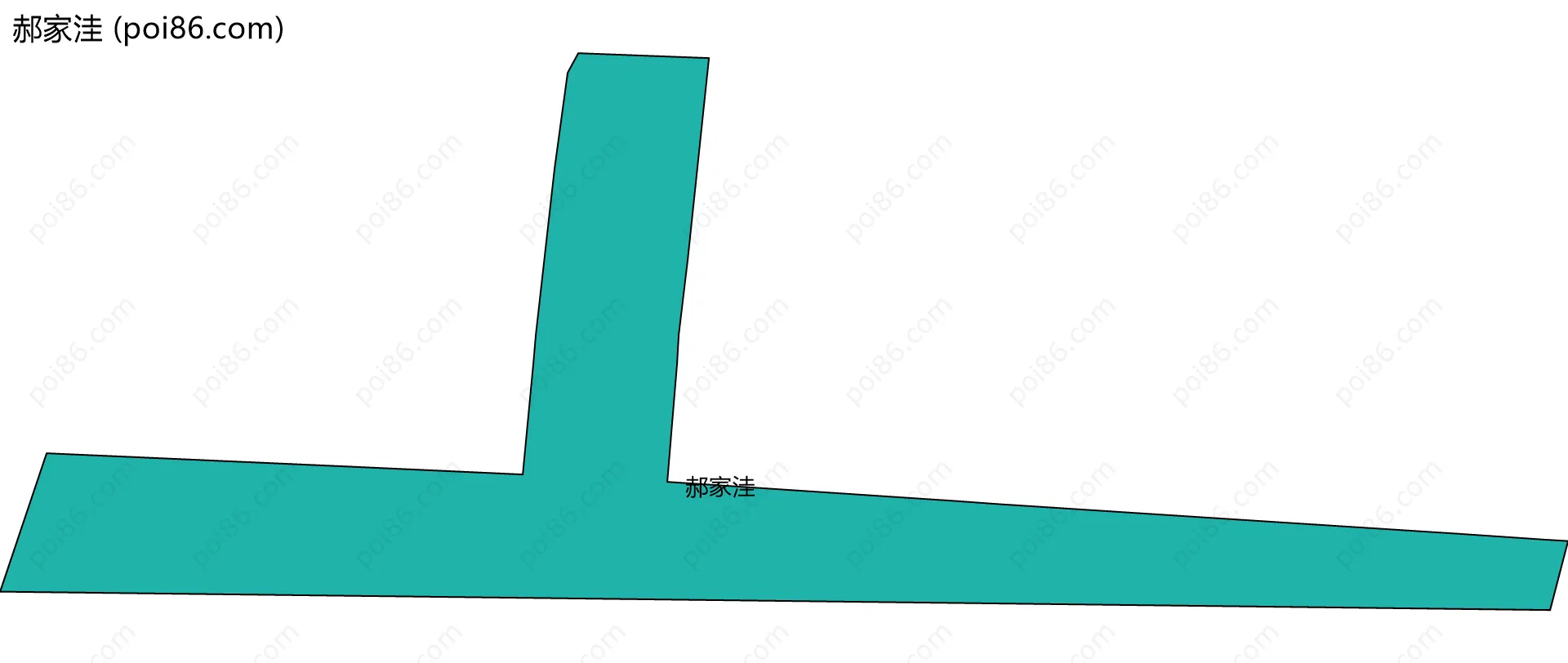 郝家洼边界地图